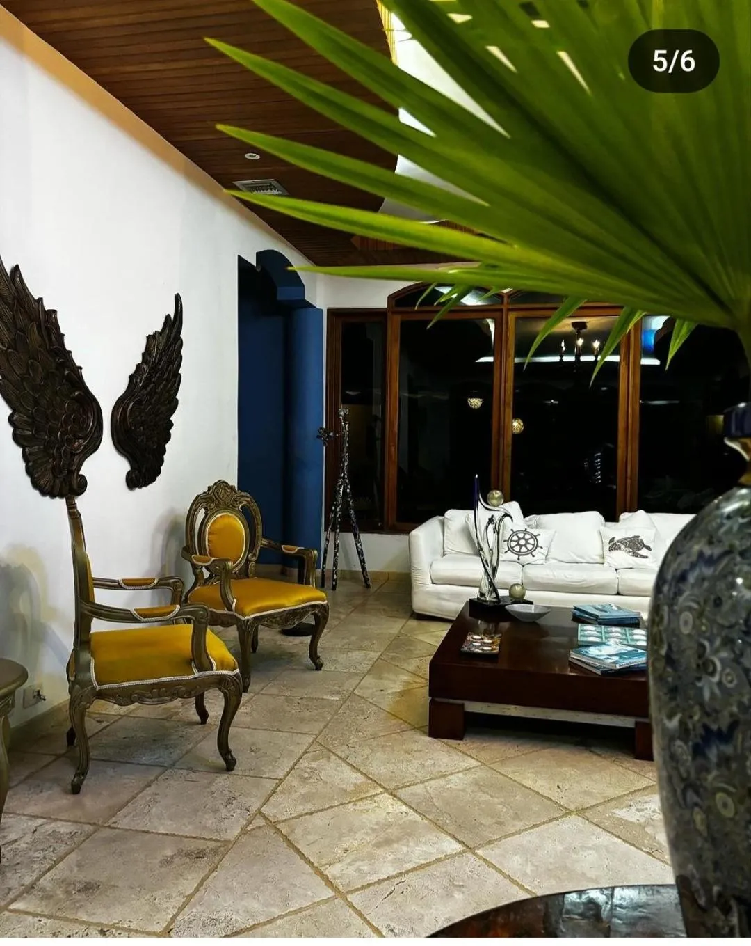 Living room in Casa Las Palmas Hotel Boutique