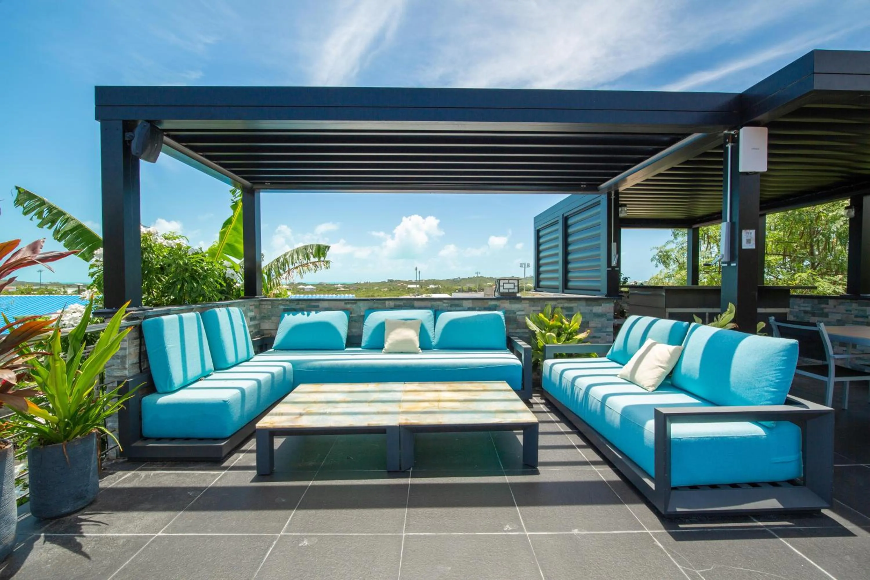 Balcony/Terrace in Kokomo Botanical Resort - Caribbean Family Cottages