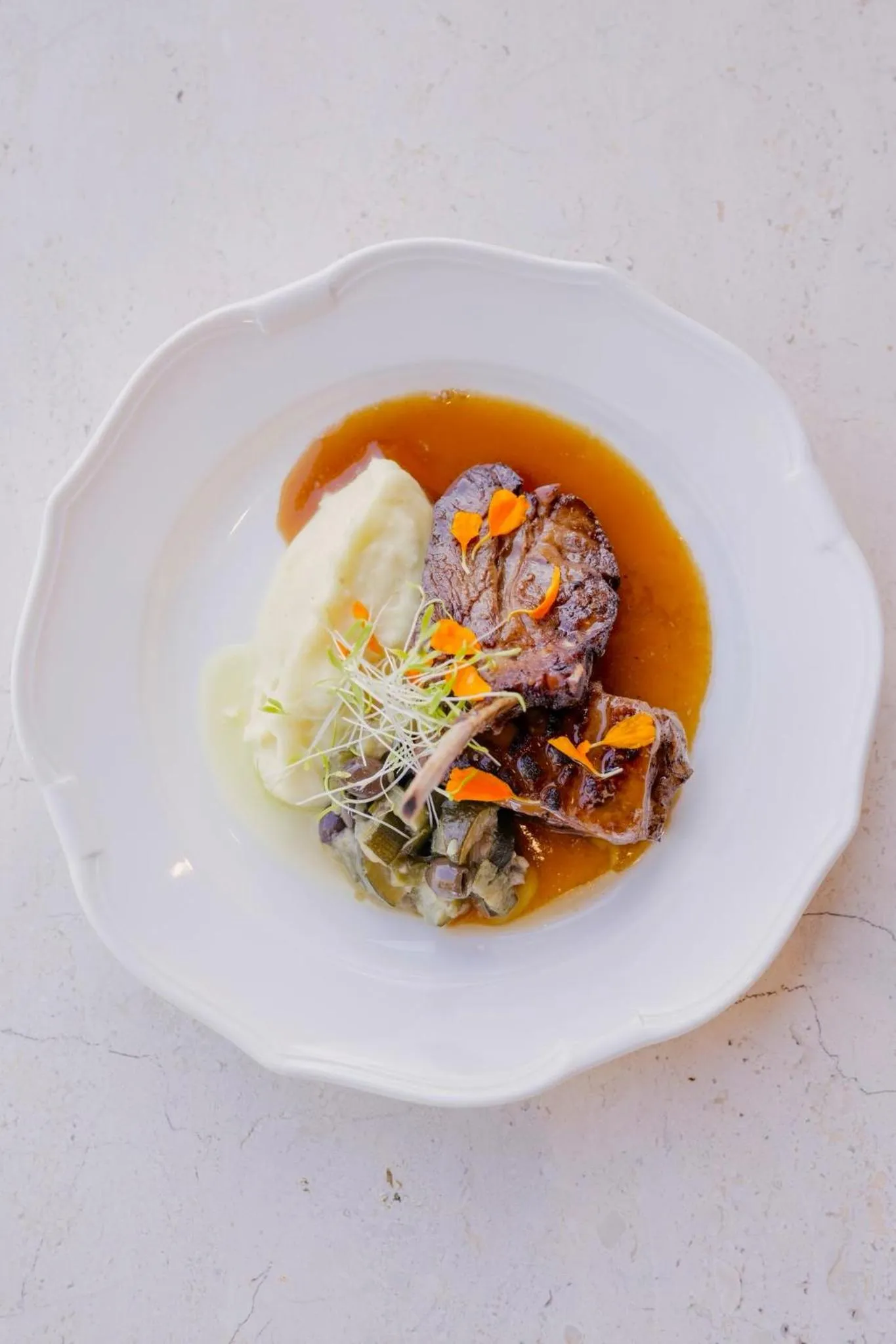 Food in La Bastide Saint Georges & Spa