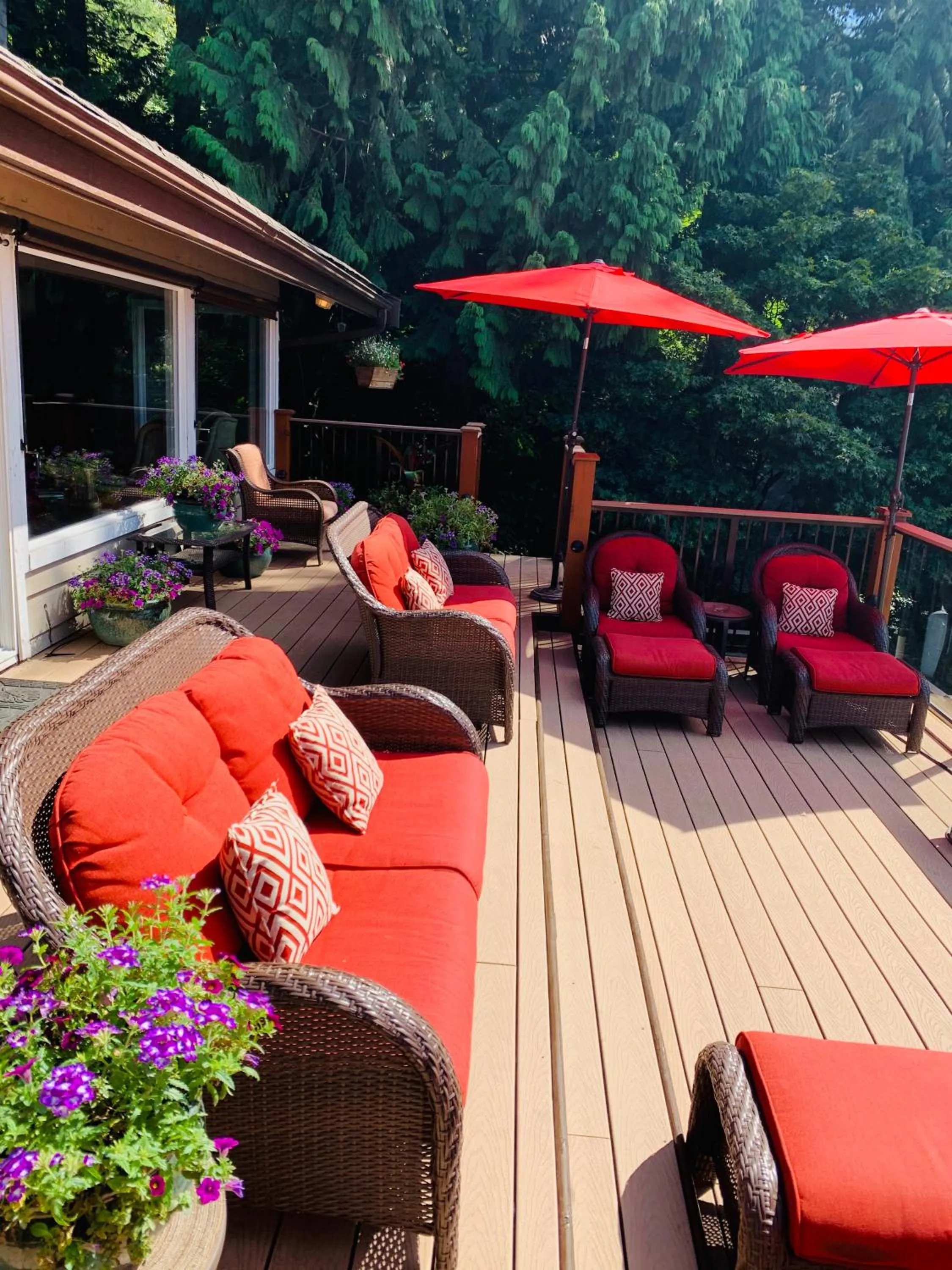 Balcony/Terrace in The Fraser River's Edge B&B Lodge