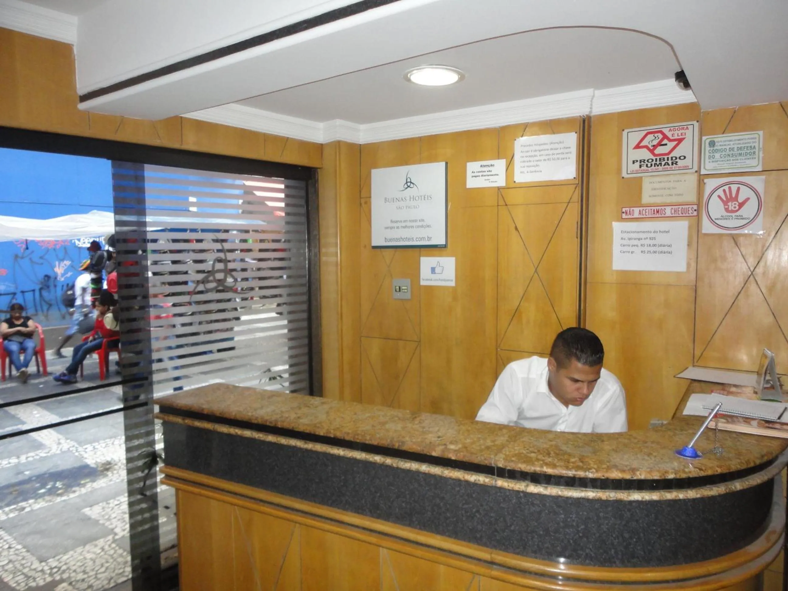Lobby or reception in Hotel Joamar
