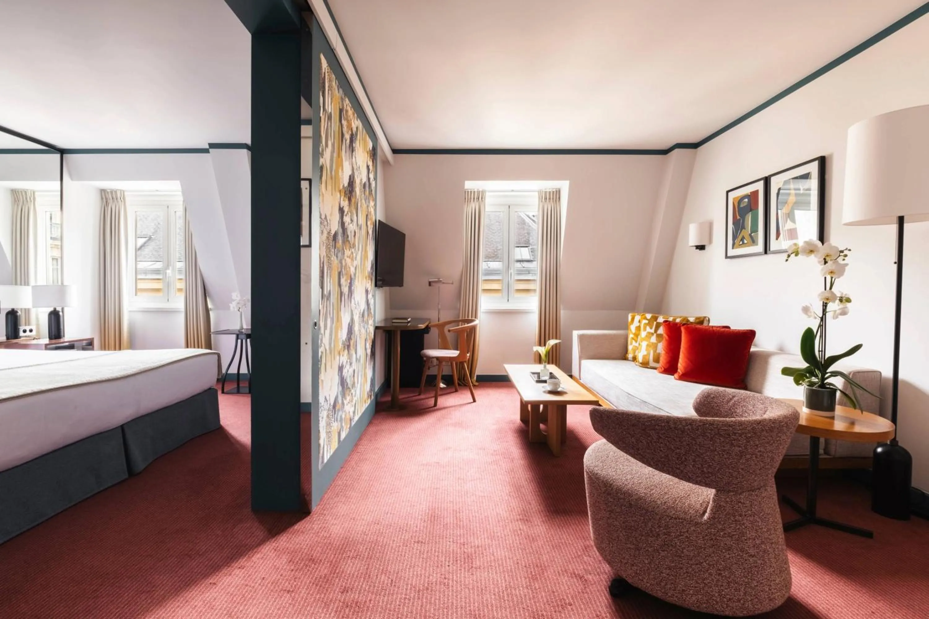 Bedroom, Bed in Hôtel Bel Ami
