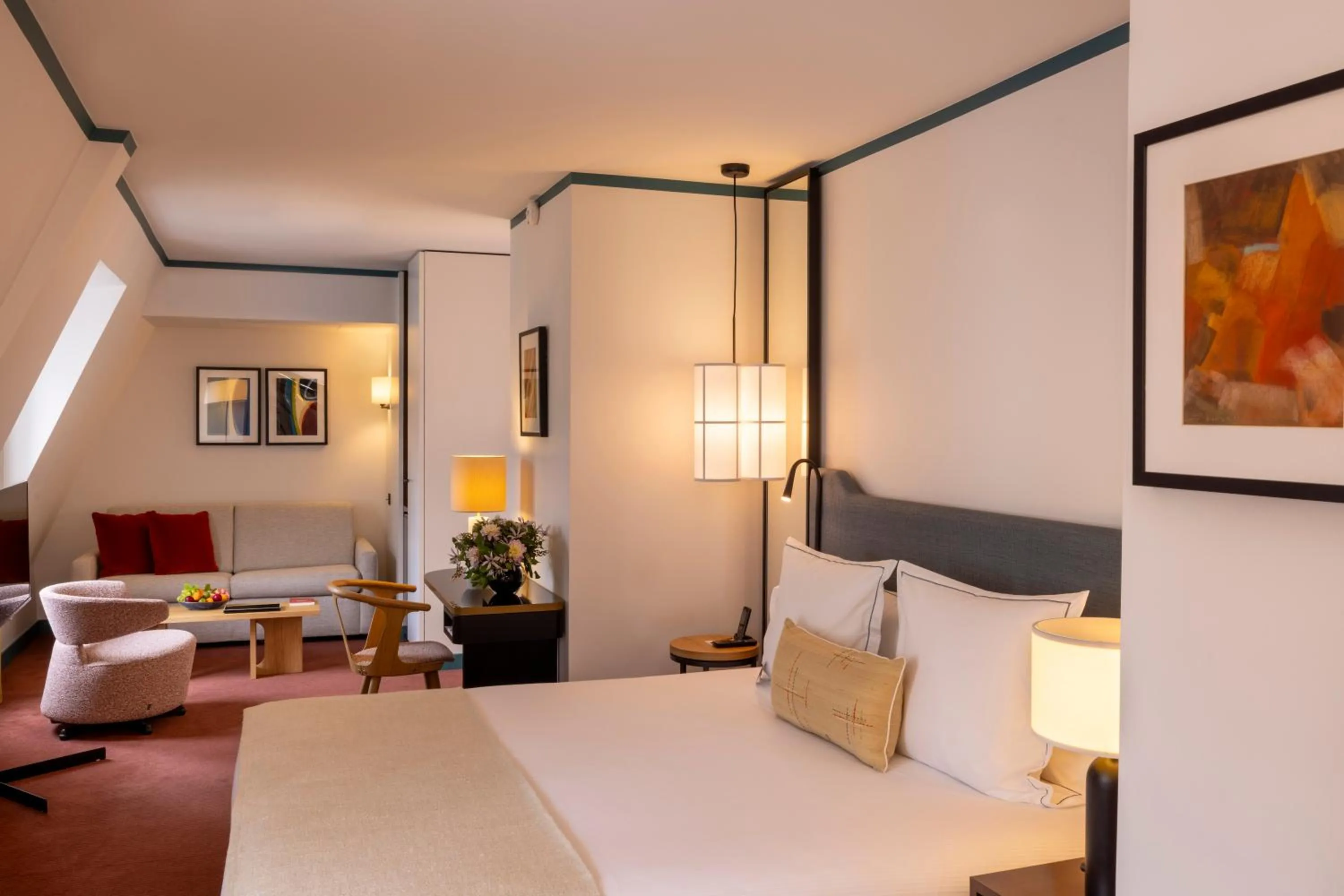 Bedroom, Bed in Hôtel Bel Ami