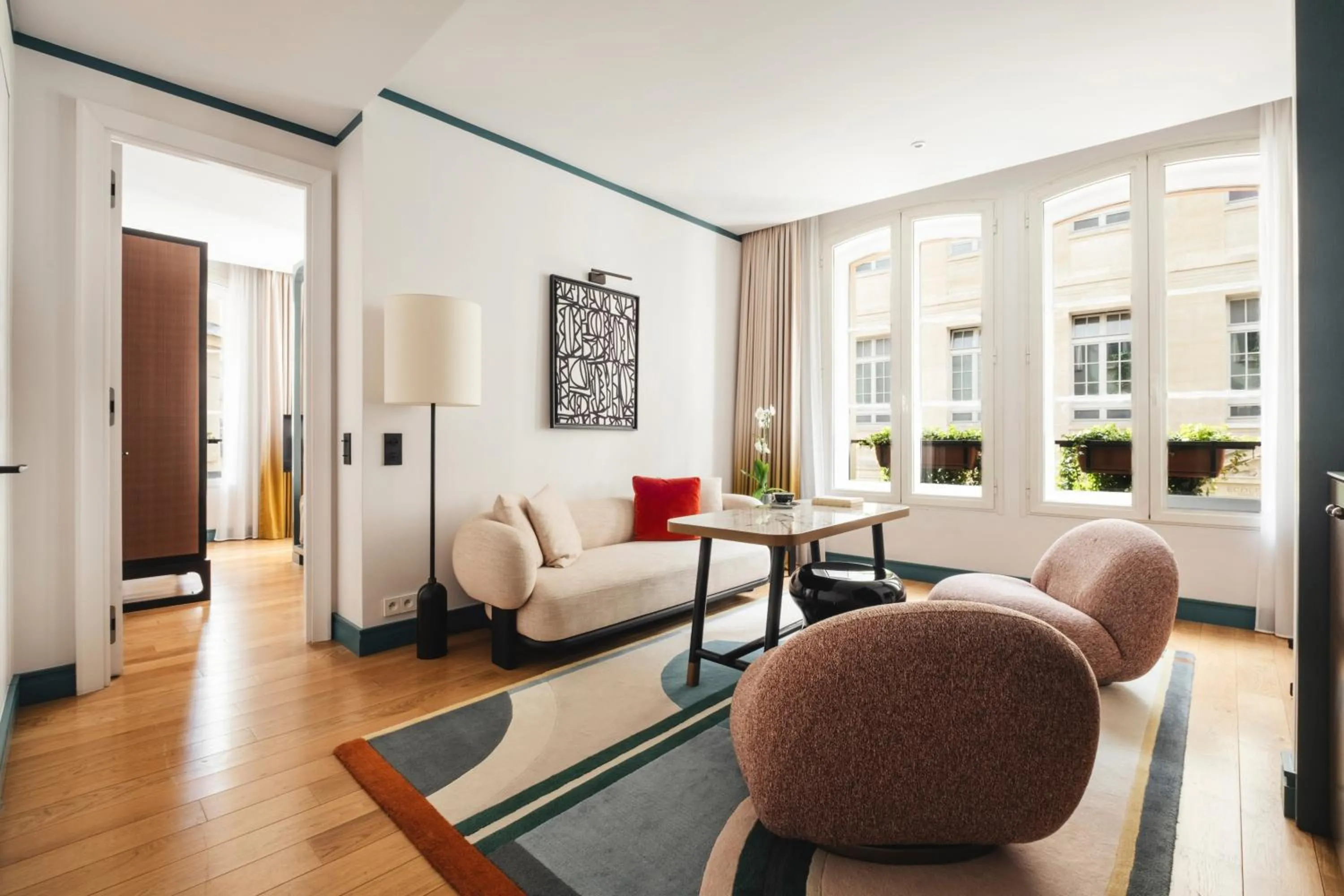 Bedroom in Hôtel Bel Ami