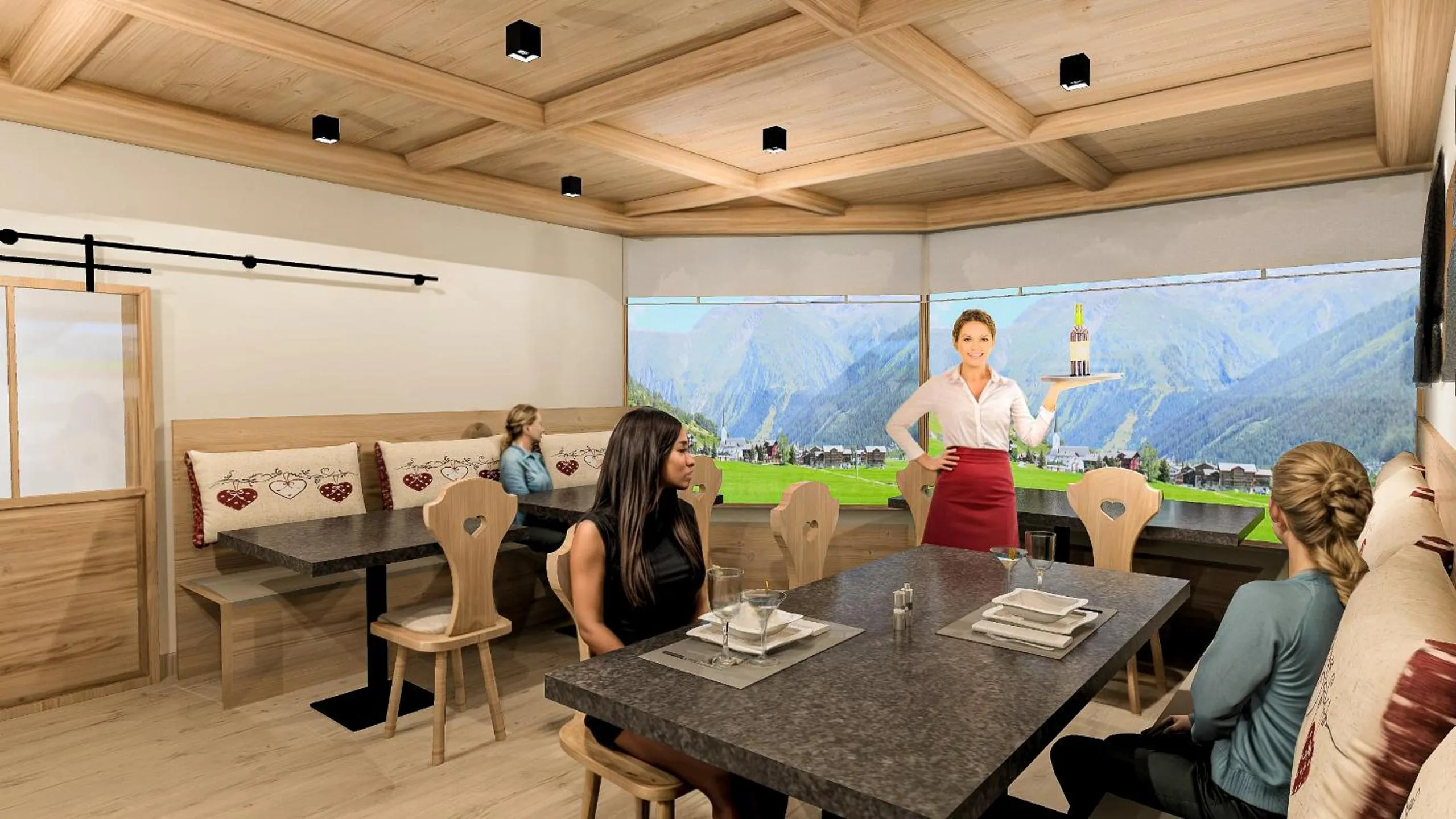 Communal lounge/ TV room in Villa Clara