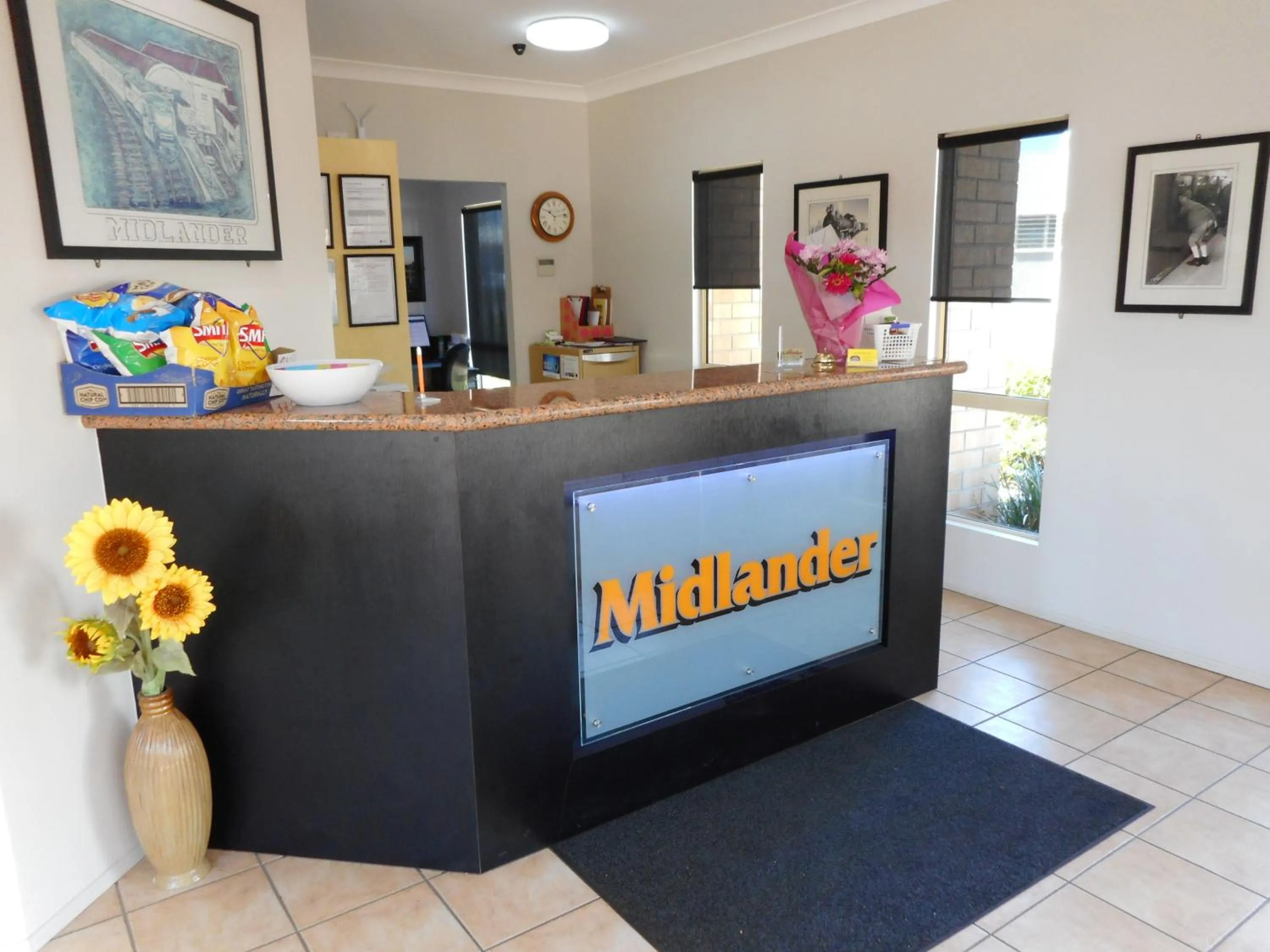 Lobby or reception in Midlander Motor Inn