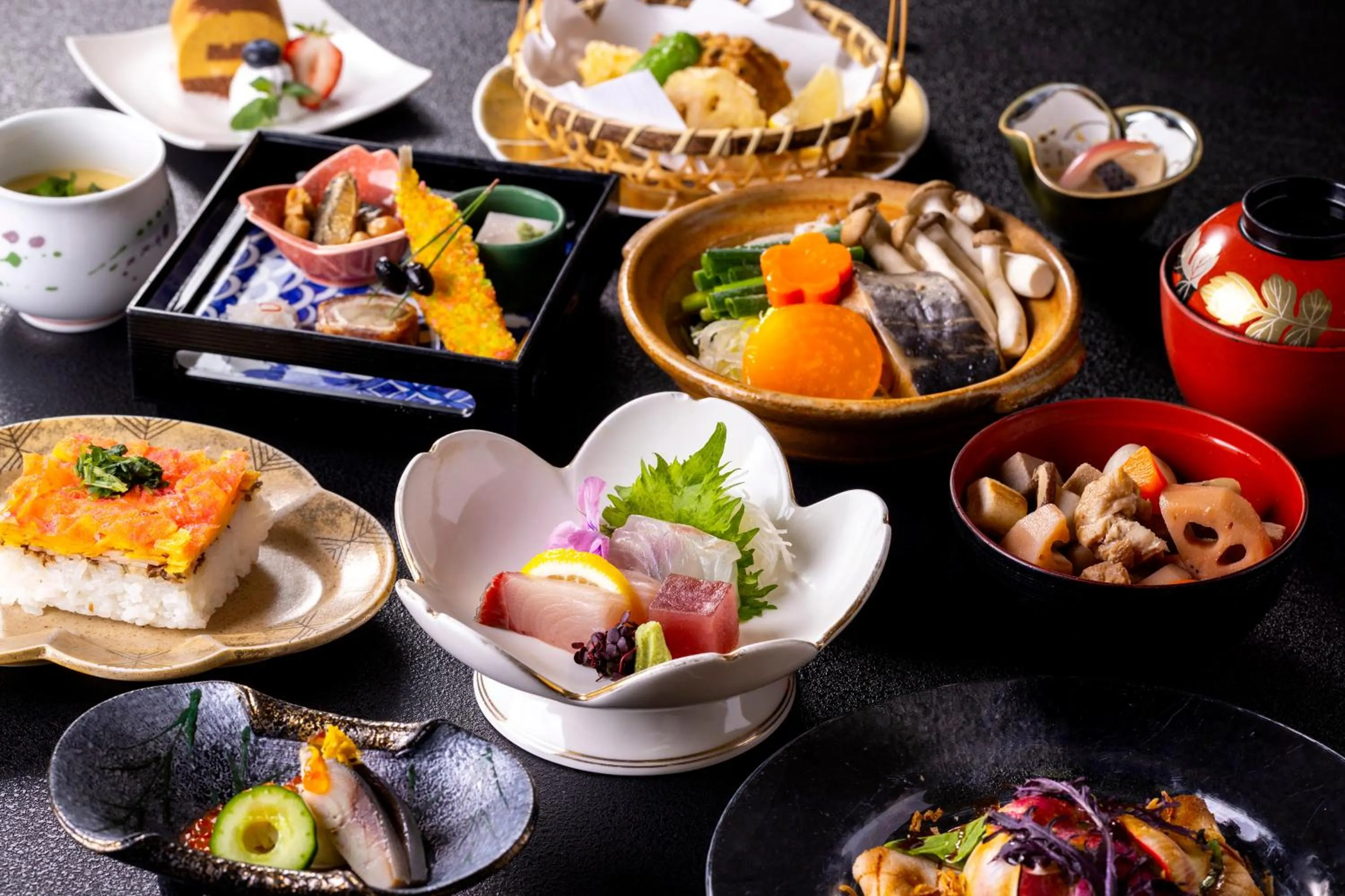 Dinner in Iwakuni Kokusai Kanko Hotel