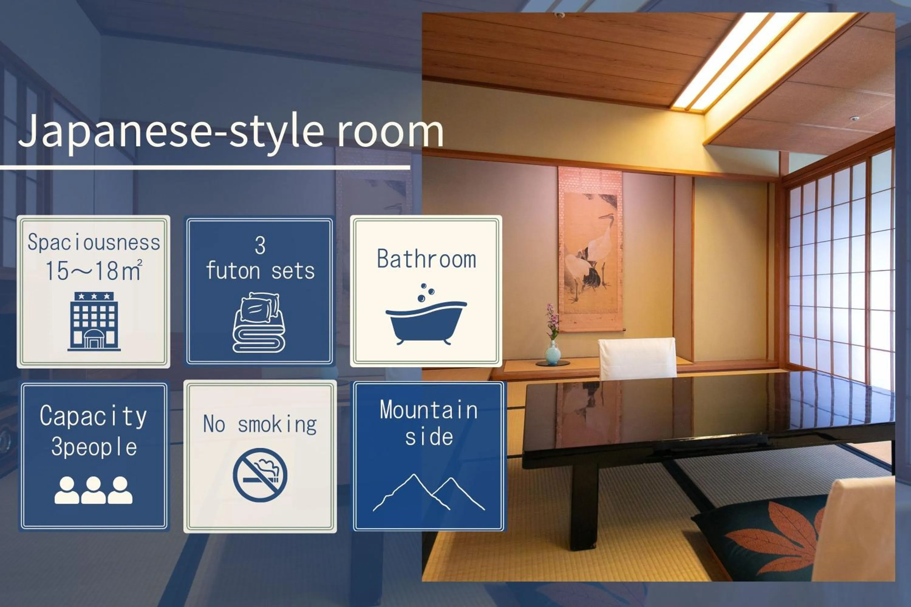 Photo of the whole room in Iwakuni Kokusai Kanko Hotel