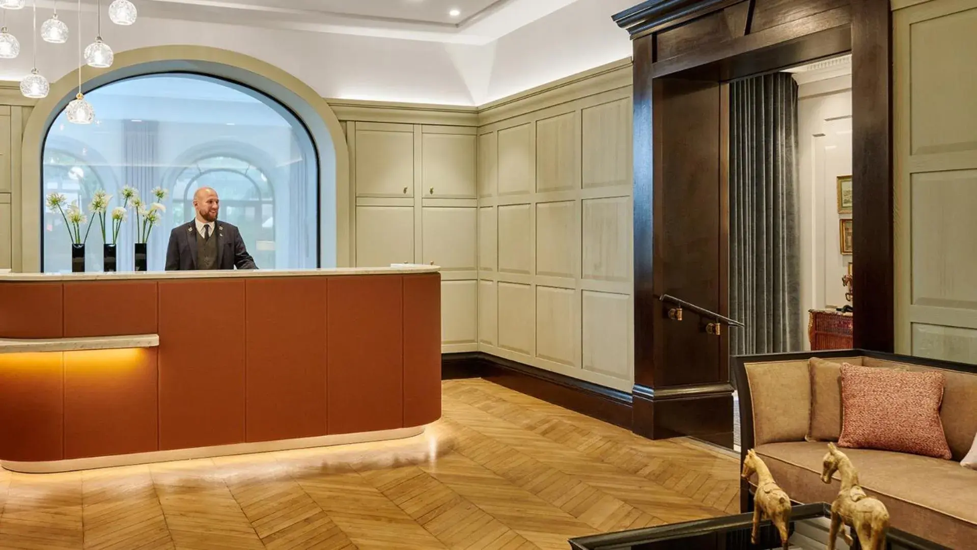 Lobby or reception in Hôtel Lancaster Paris Champs-Elysées Lobby or reception in Hôtel Lancaster Paris Champs-Elysées