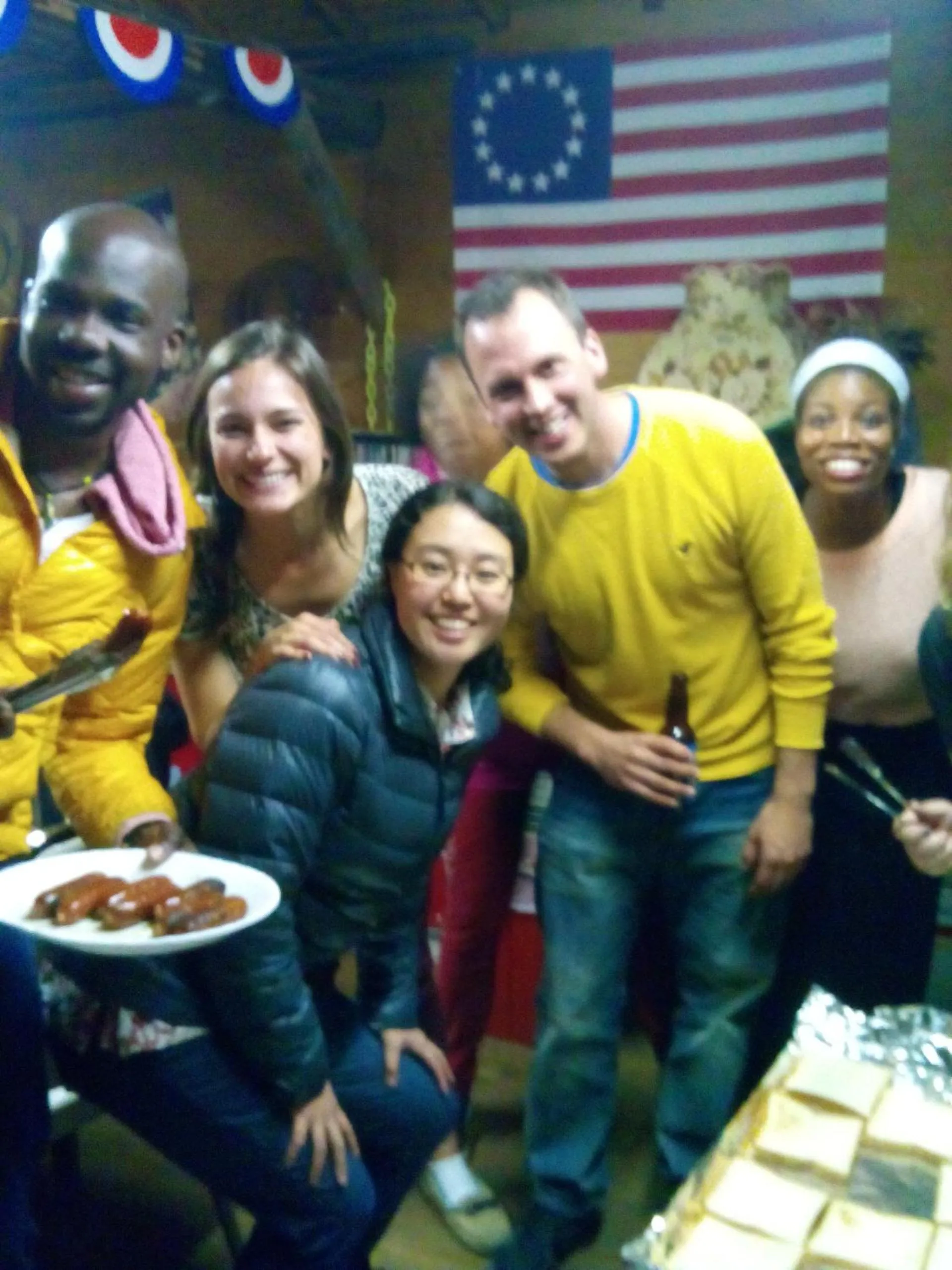 group of guests in Towadako Backpackers