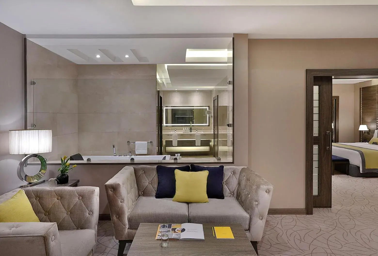 Living room, Bed in voco Al Khobar by IHG Living room, Bed in voco Al Khobar by IHG