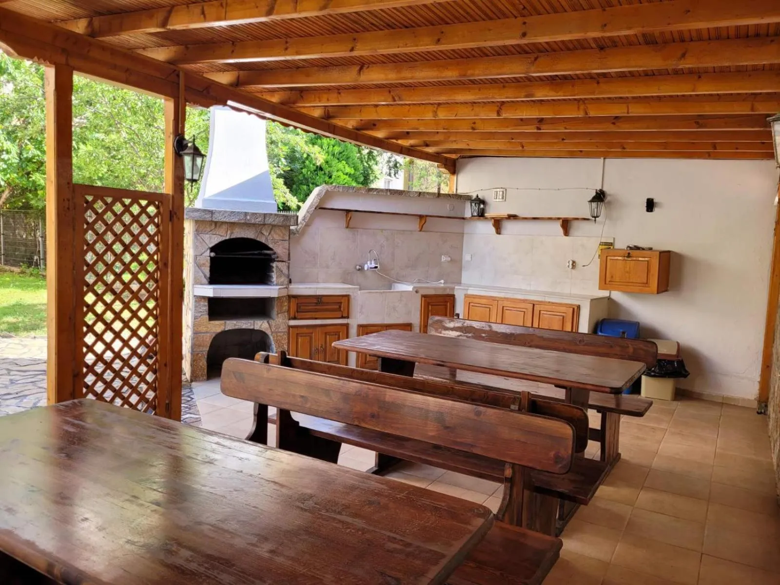 Patio in Guesthouse Iceberg