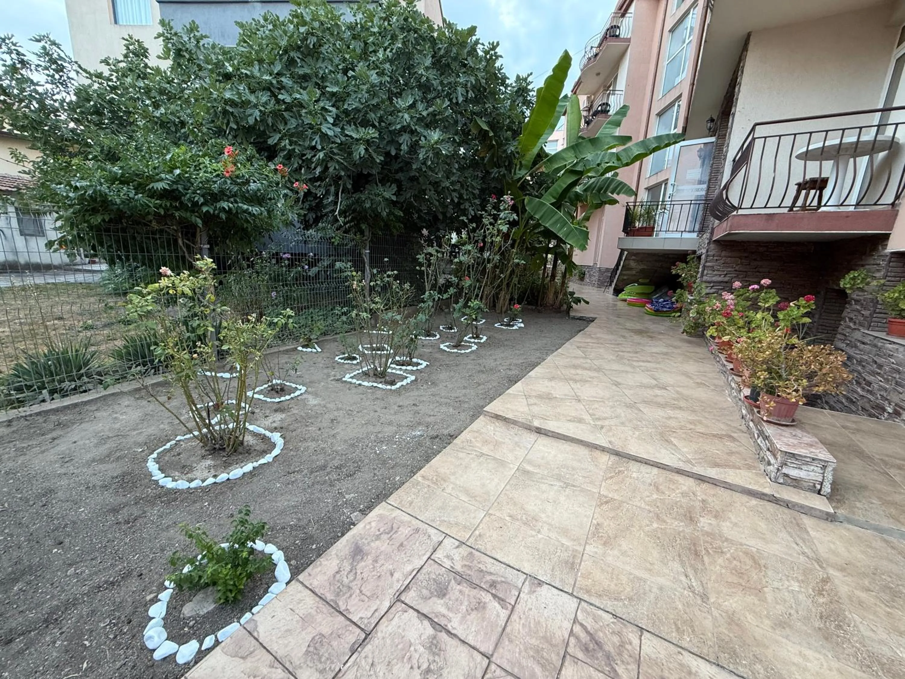 Garden in Guesthouse Iceberg