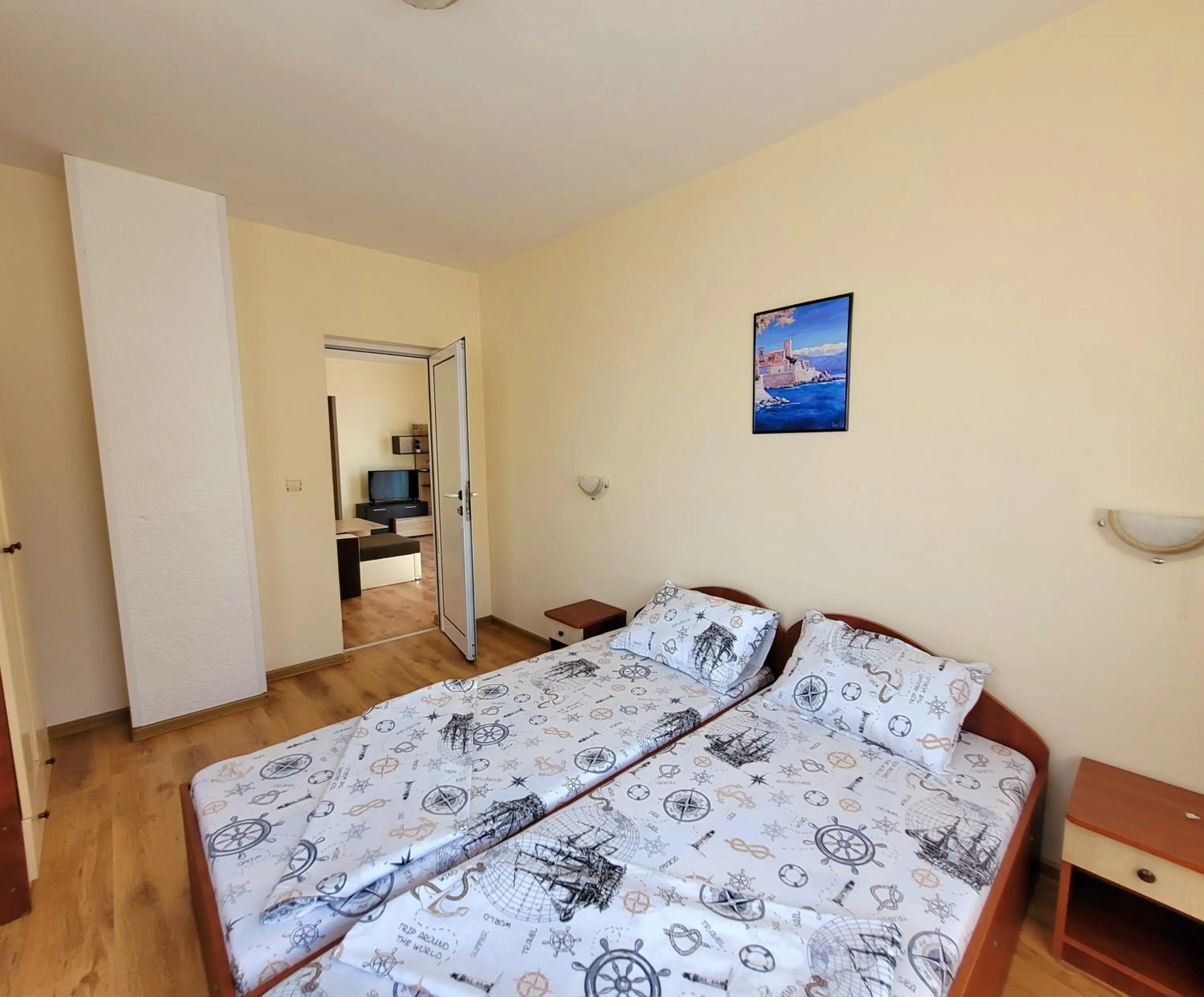 Bed in Guesthouse Iceberg