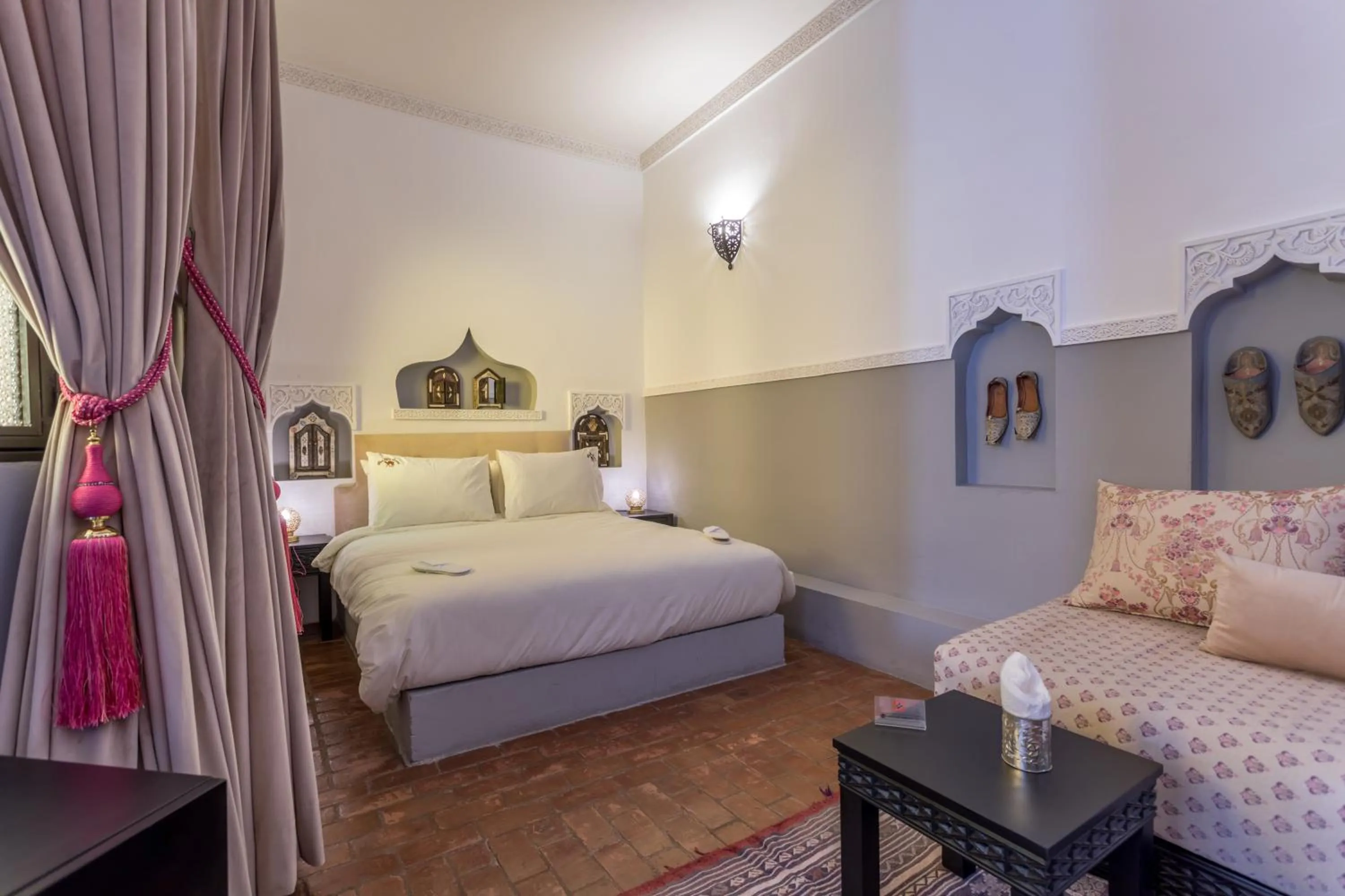 Bed in Riad Hart Essoura