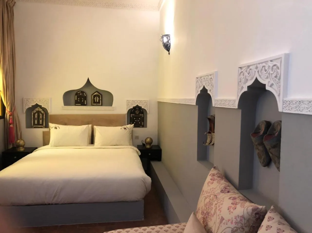 Bed in Riad Hart Essoura