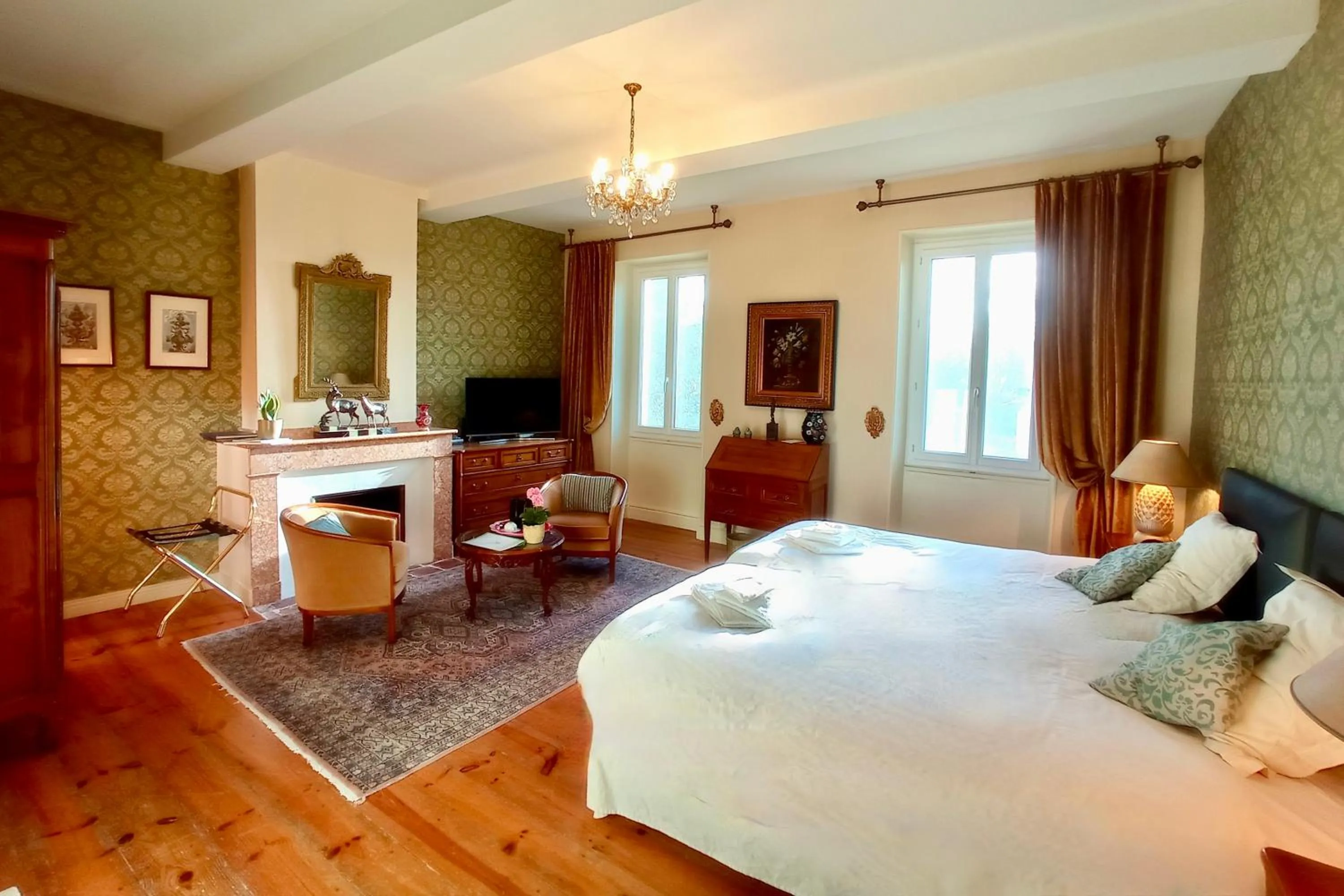 Bed in Domaine de Rasigous