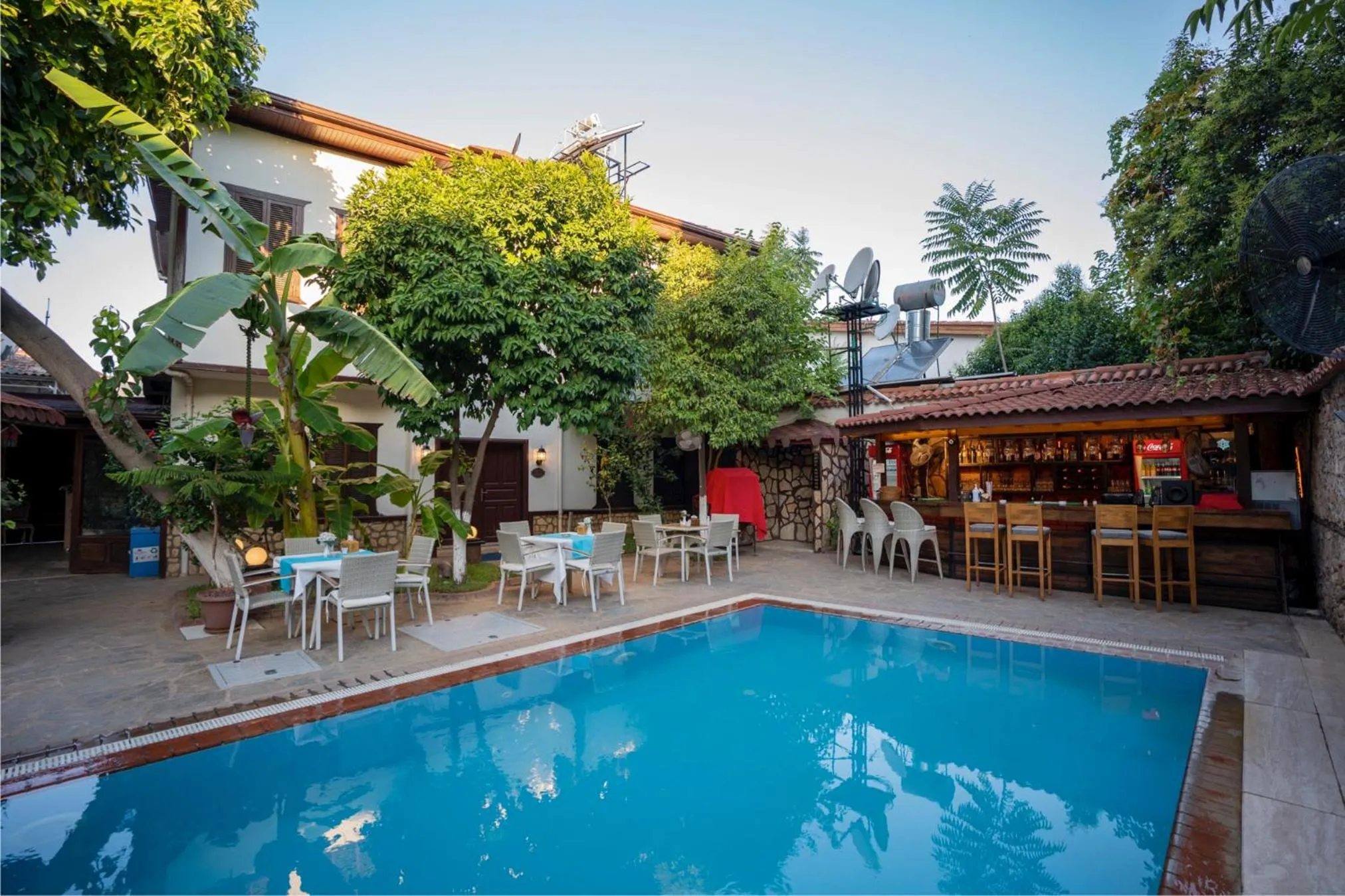 Pool view in Castle Old Town Hotel