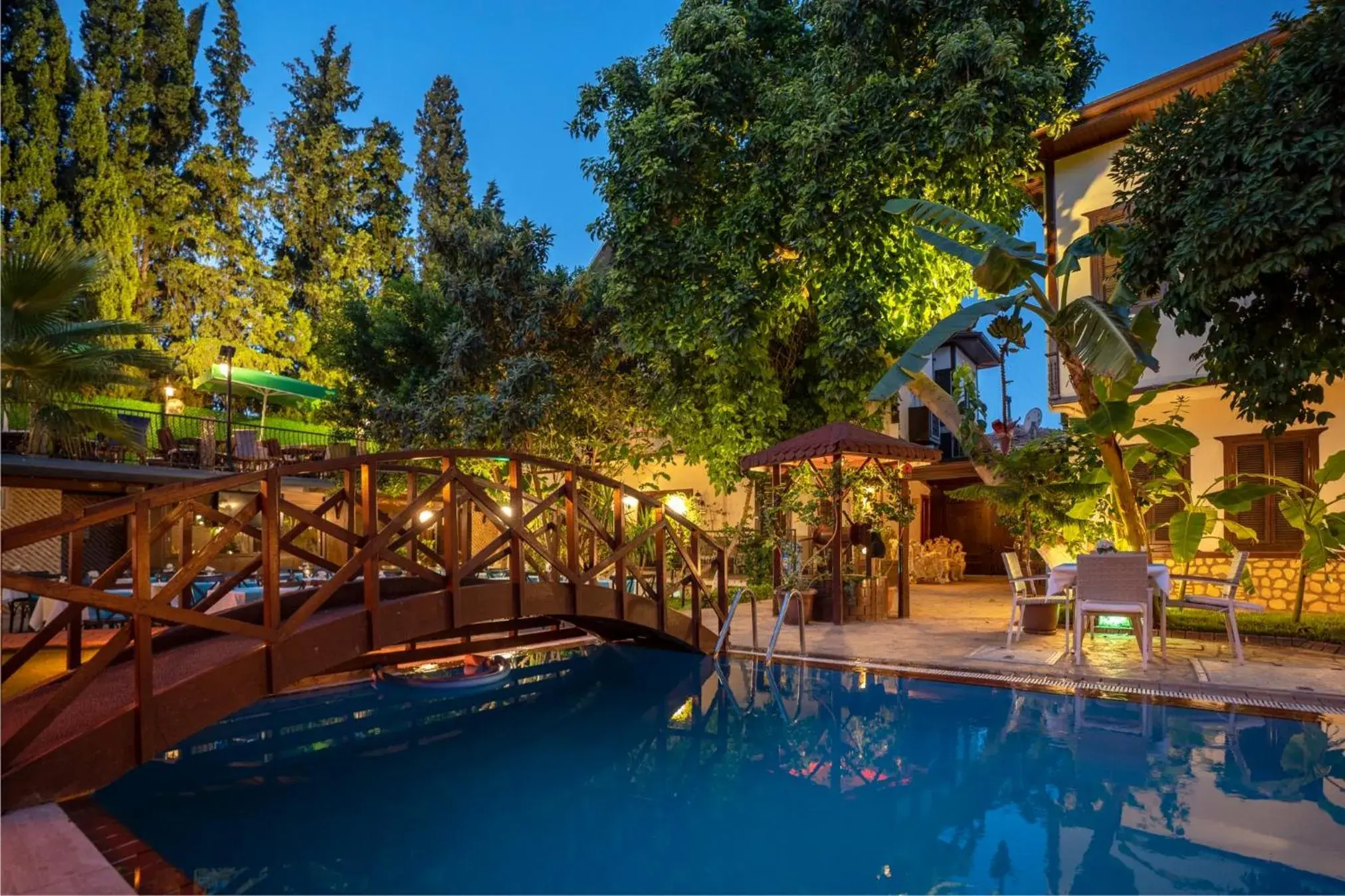 Pool view in Castle Old Town Hotel Pool view in Castle Old Town Hotel