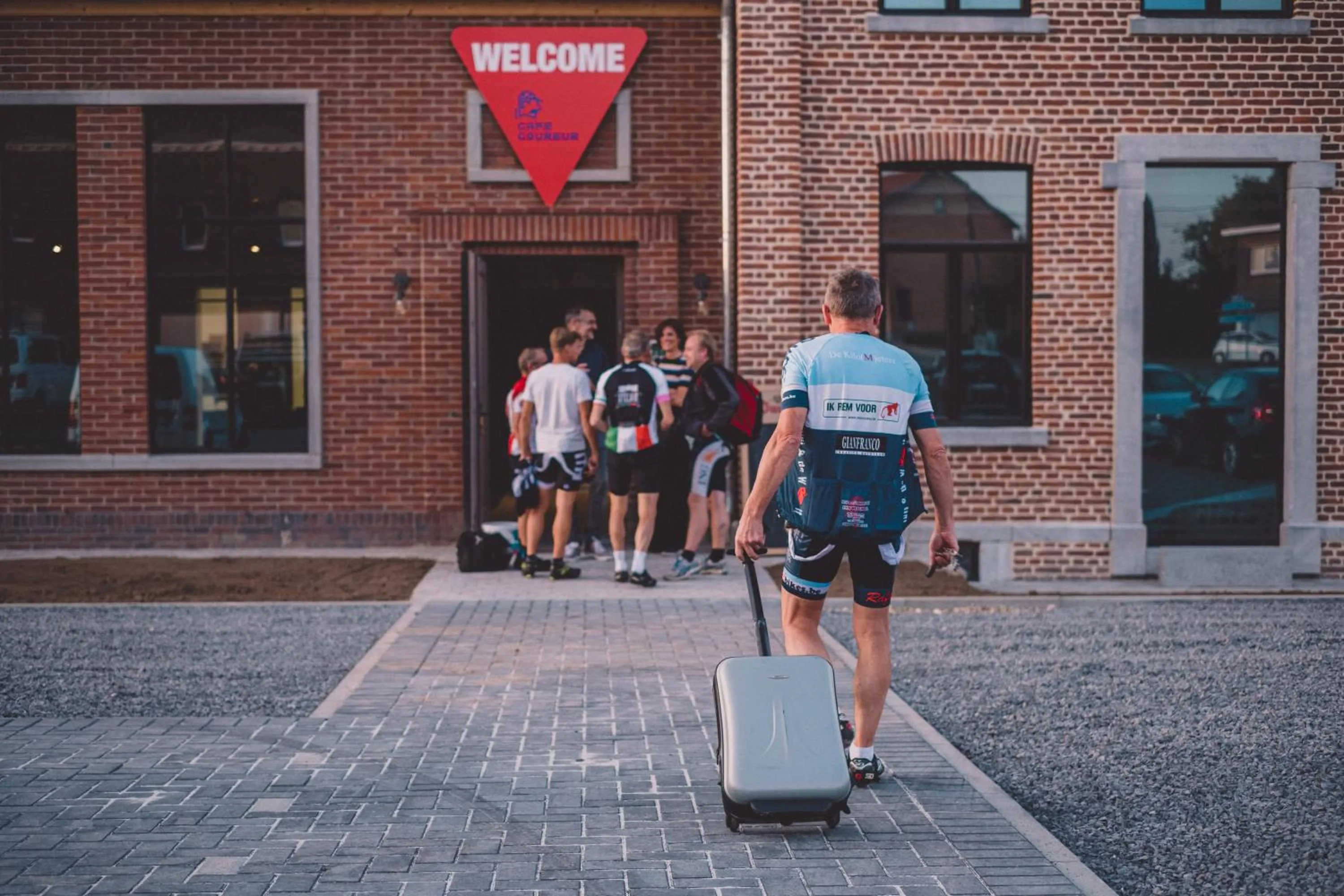 Facade/entrance in Café Coureur Borgloon
