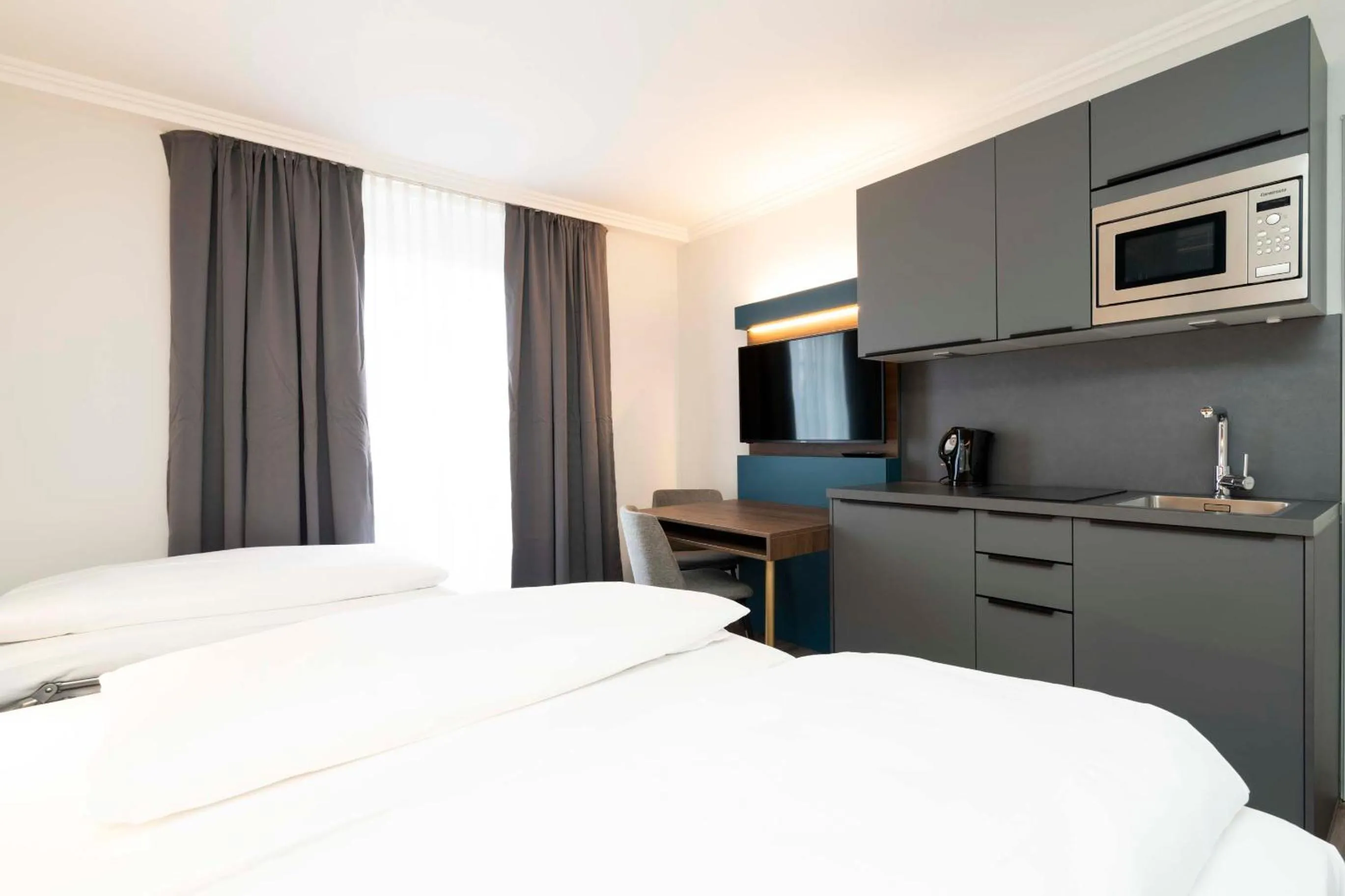 Bed in Hotel Rosenhof bei Bamberg