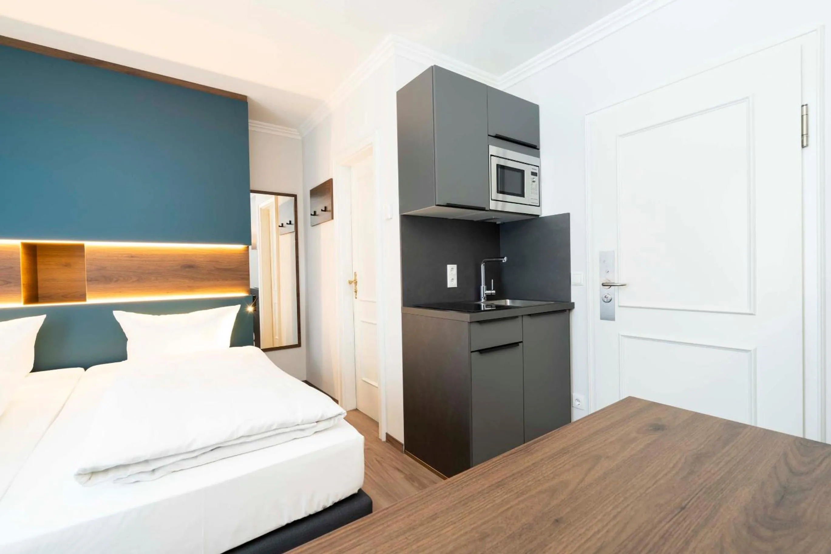 Bed in Hotel Rosenhof bei Bamberg