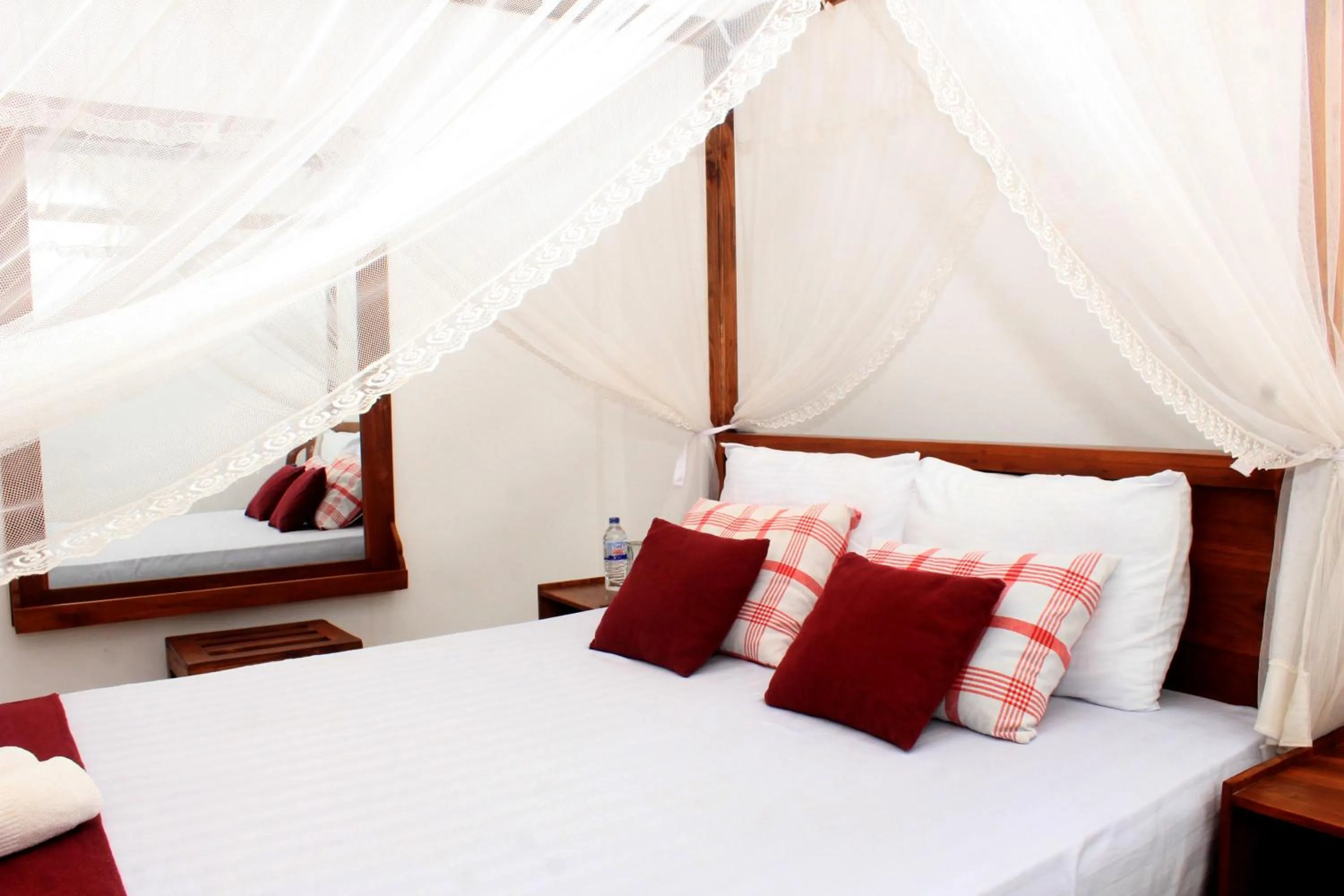 Bed in Sinhagiri Villa