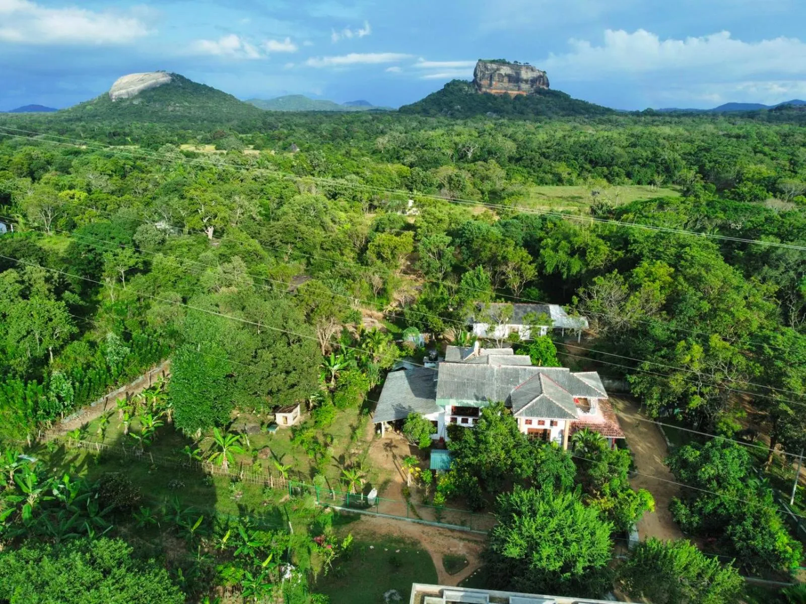 Bird's eye view in Sinhagiri Villa