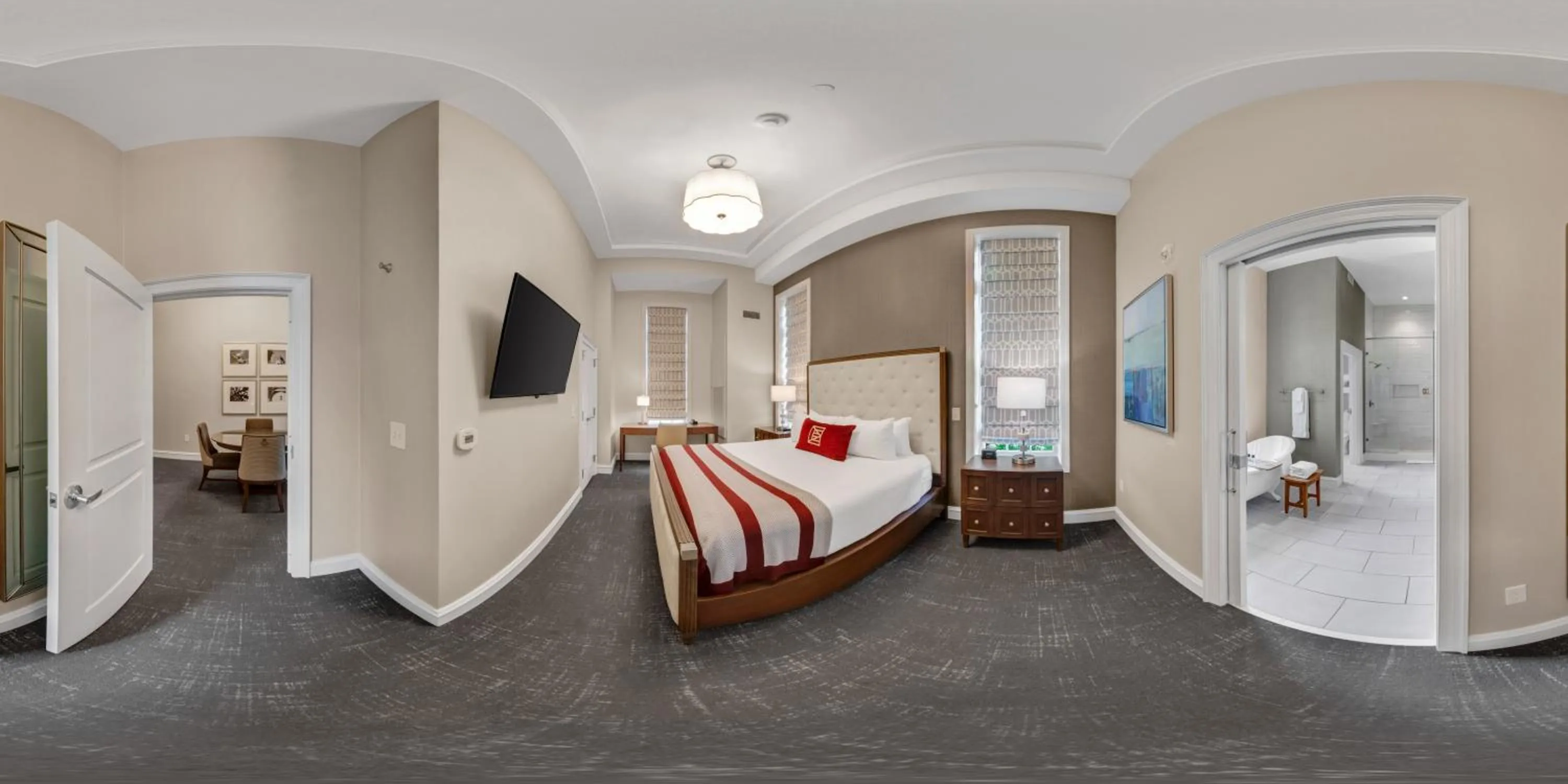 Bedroom, Bed in The Inn at Elon