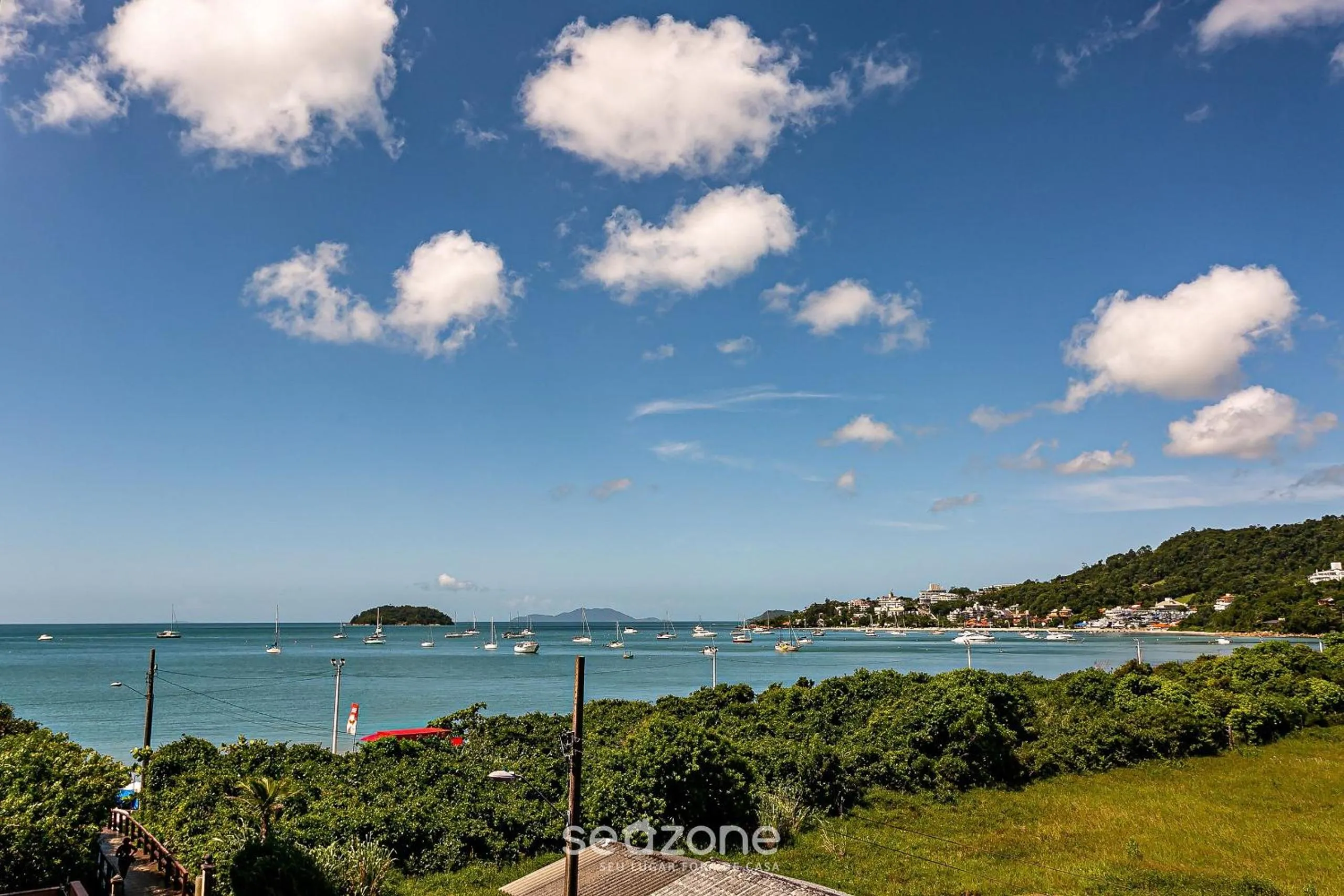 Sea view in Estúdios Modernos em Resort pé na areia - Jurerê Beach Village JBVJR