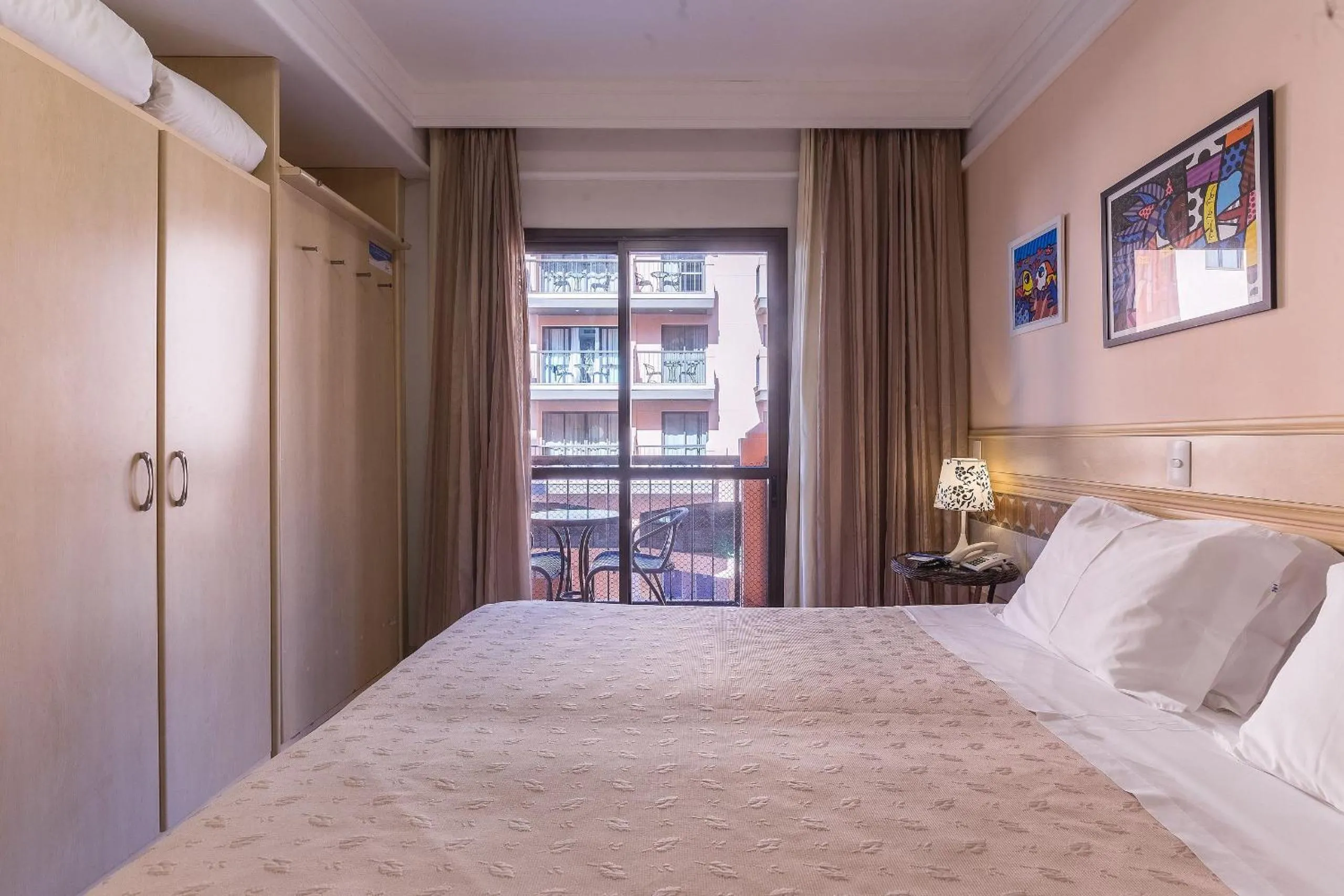 Bed in Estúdios Modernos em Resort pé na areia - Jurerê Beach Village JBVJR