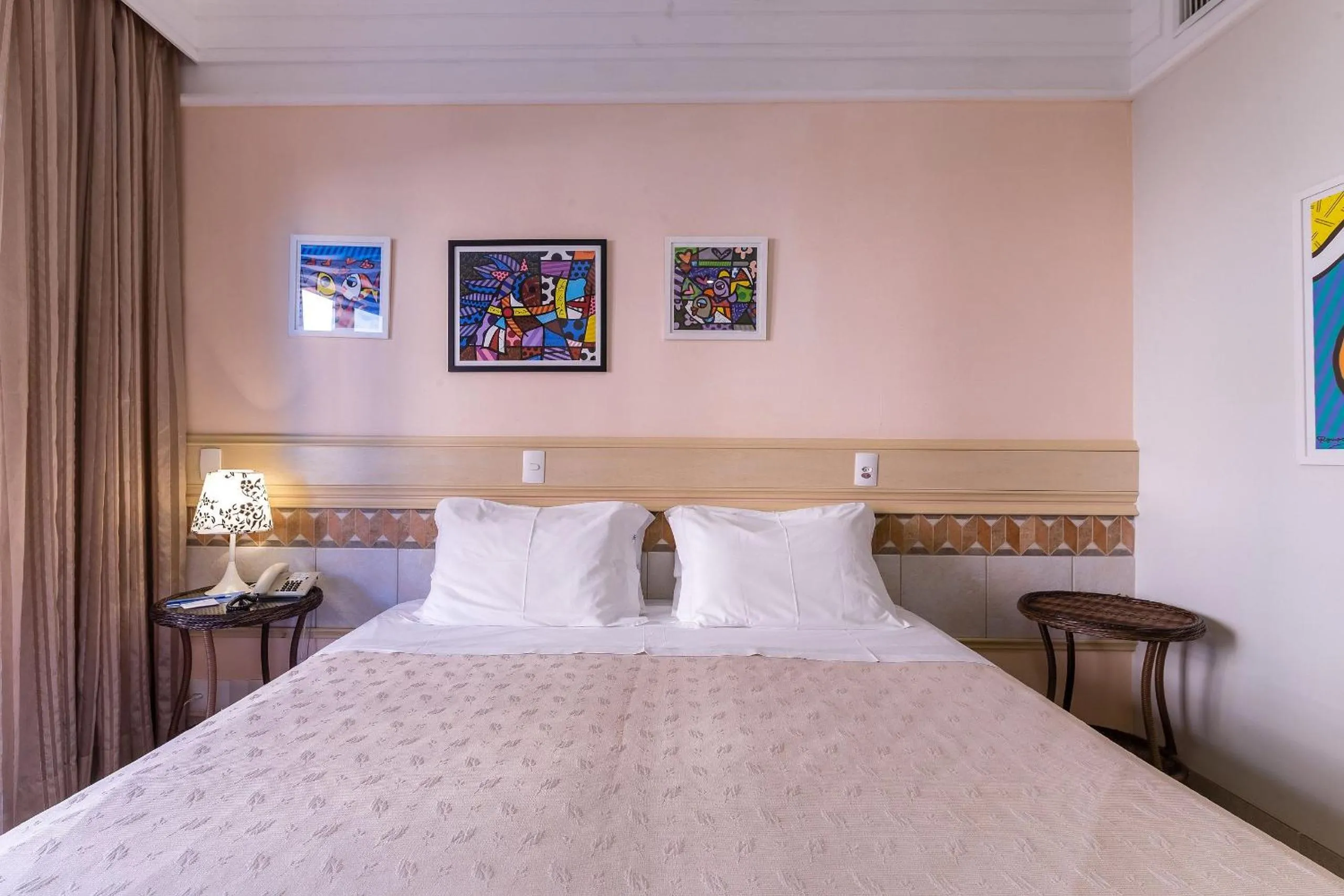 Bed in Estúdios Modernos em Resort pé na areia - Jurerê Beach Village JBVJR