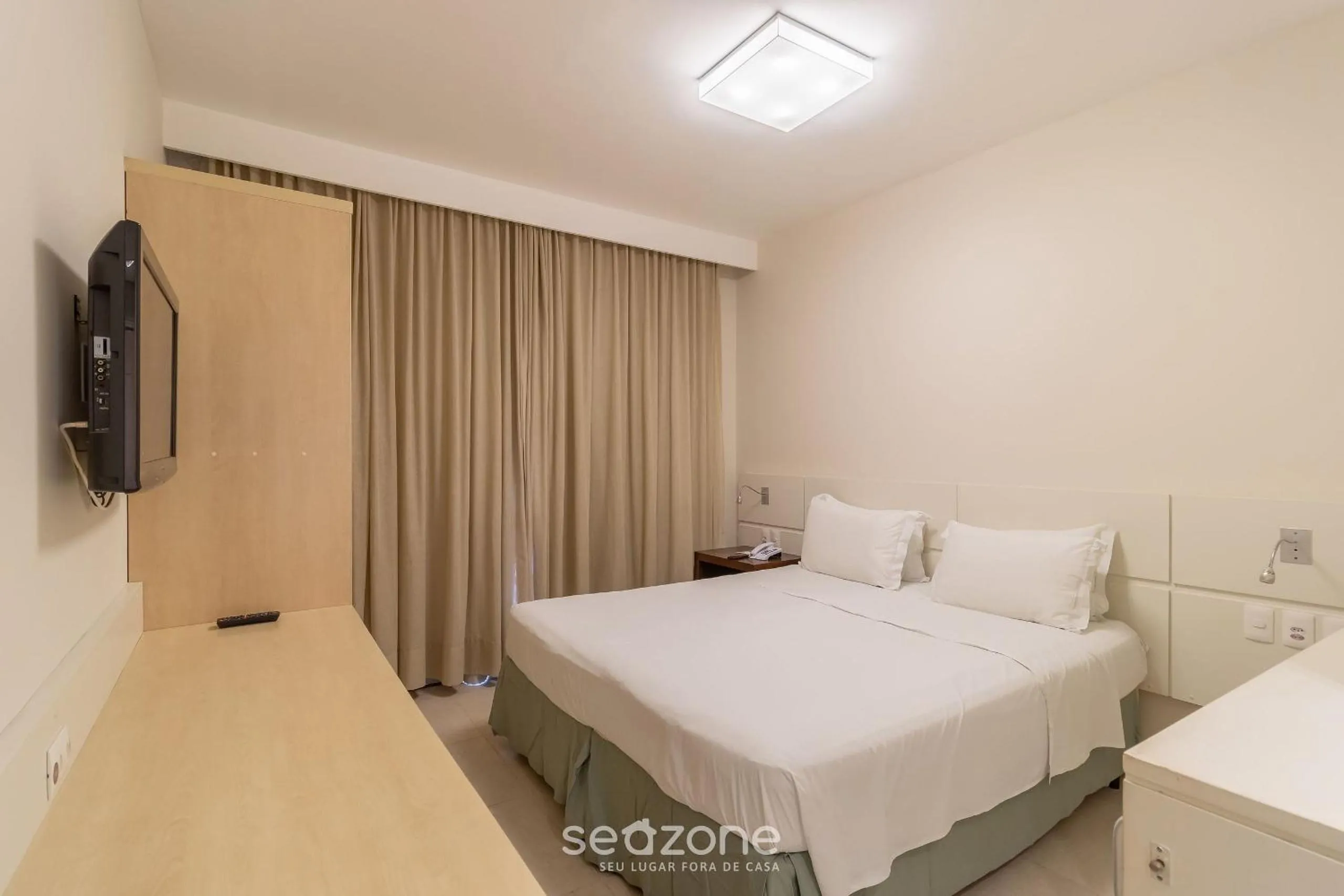 Bed in Estúdios Modernos em Resort pé na areia - Jurerê Beach Village JBVJR