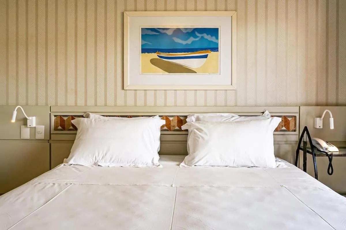 Bedroom, Bed in Estúdios Modernos em Resort pé na areia - Jurerê Beach Village JBVJR