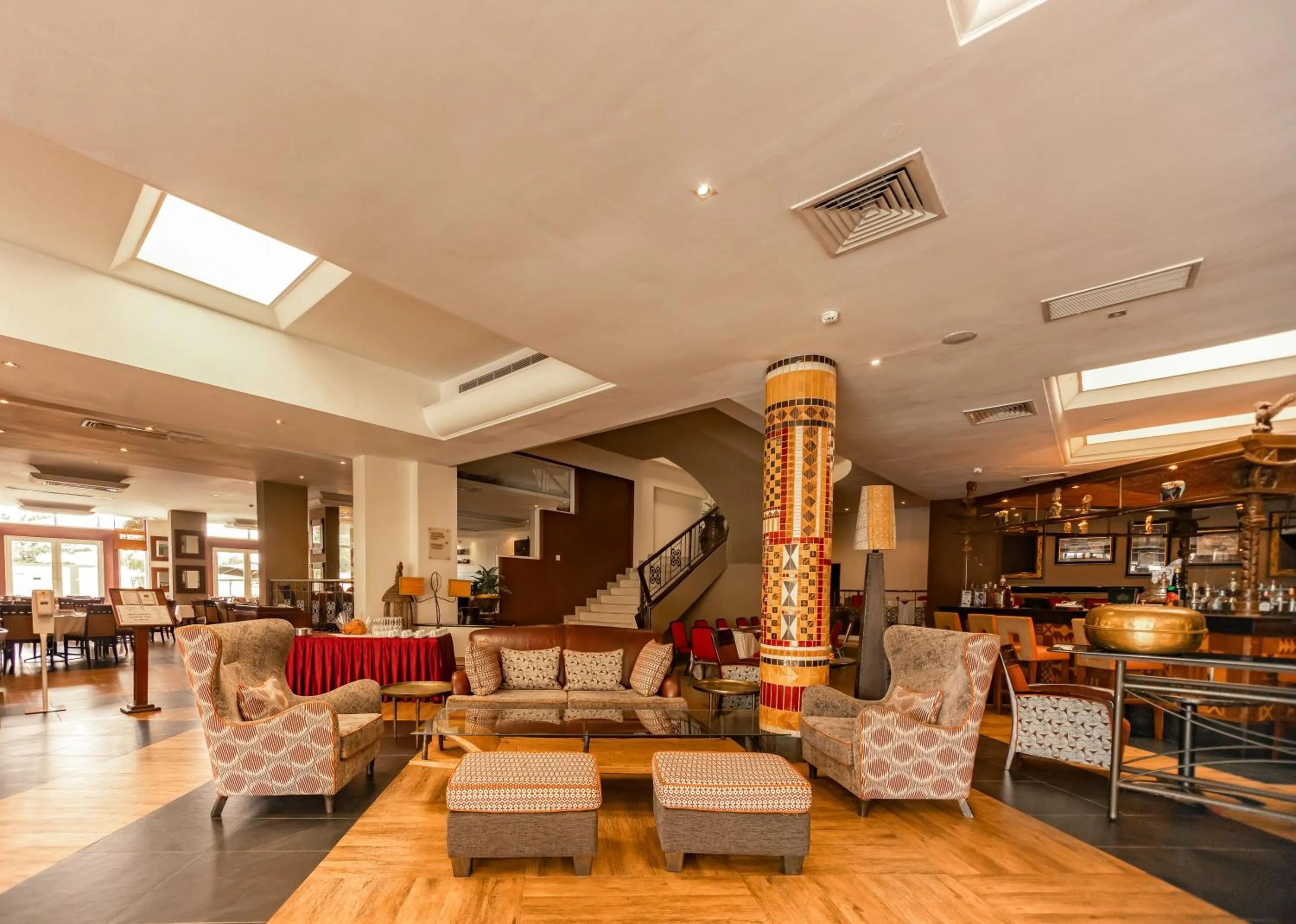 Restaurant/places to eat in The African Regent Hotel