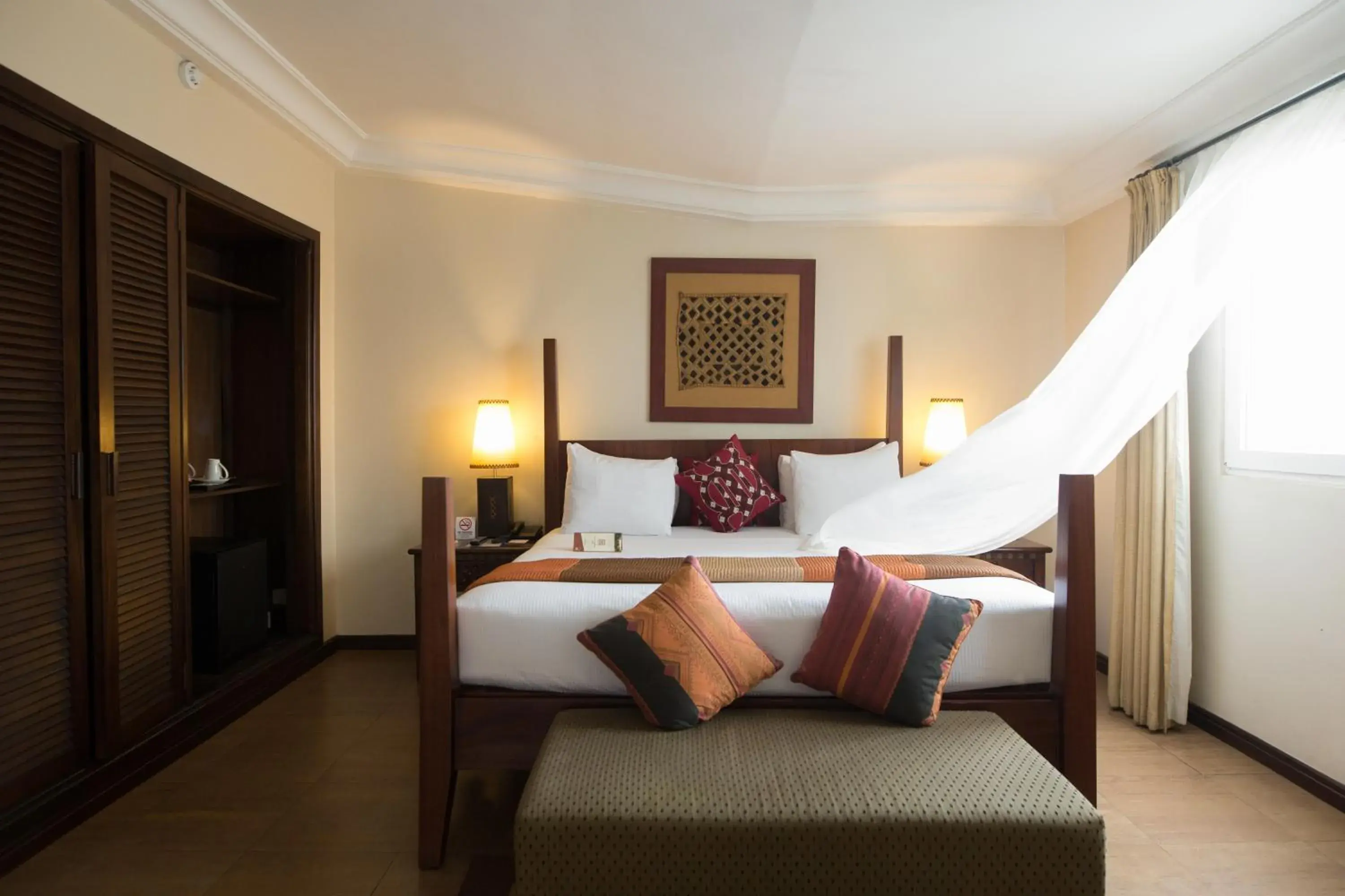 Bed in The African Regent Hotel Bed in The African Regent Hotel