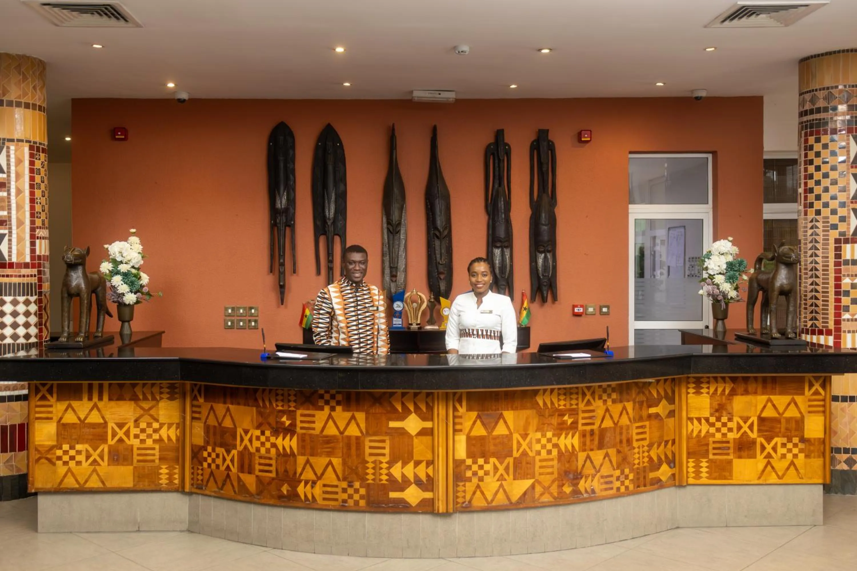 Staff in The African Regent Hotel
