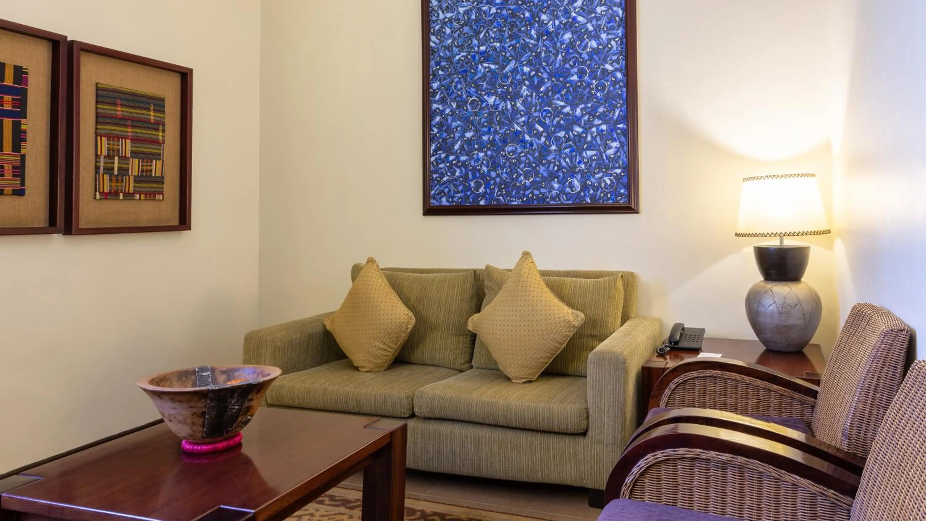 Living room in The African Regent Hotel