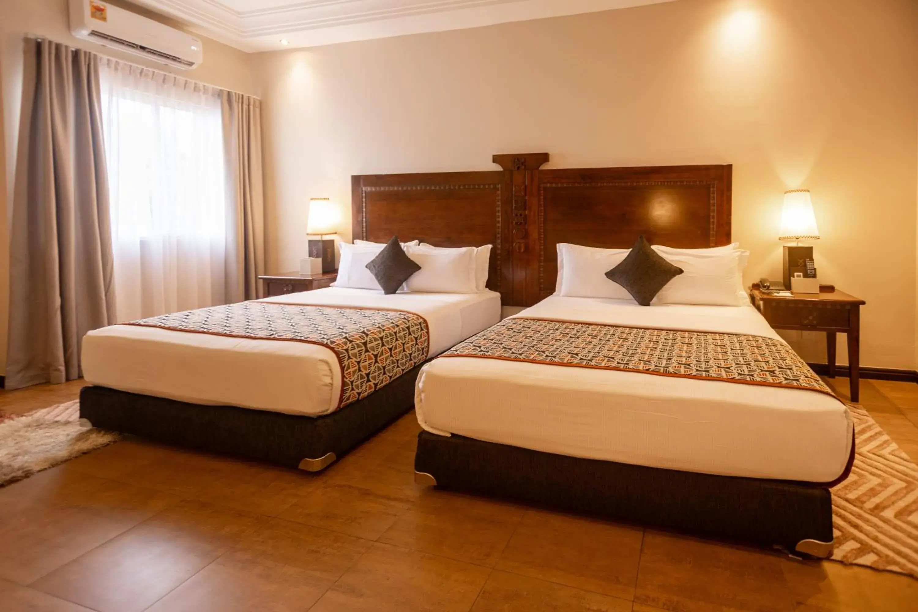 Bed in The African Regent Hotel Bed in The African Regent Hotel