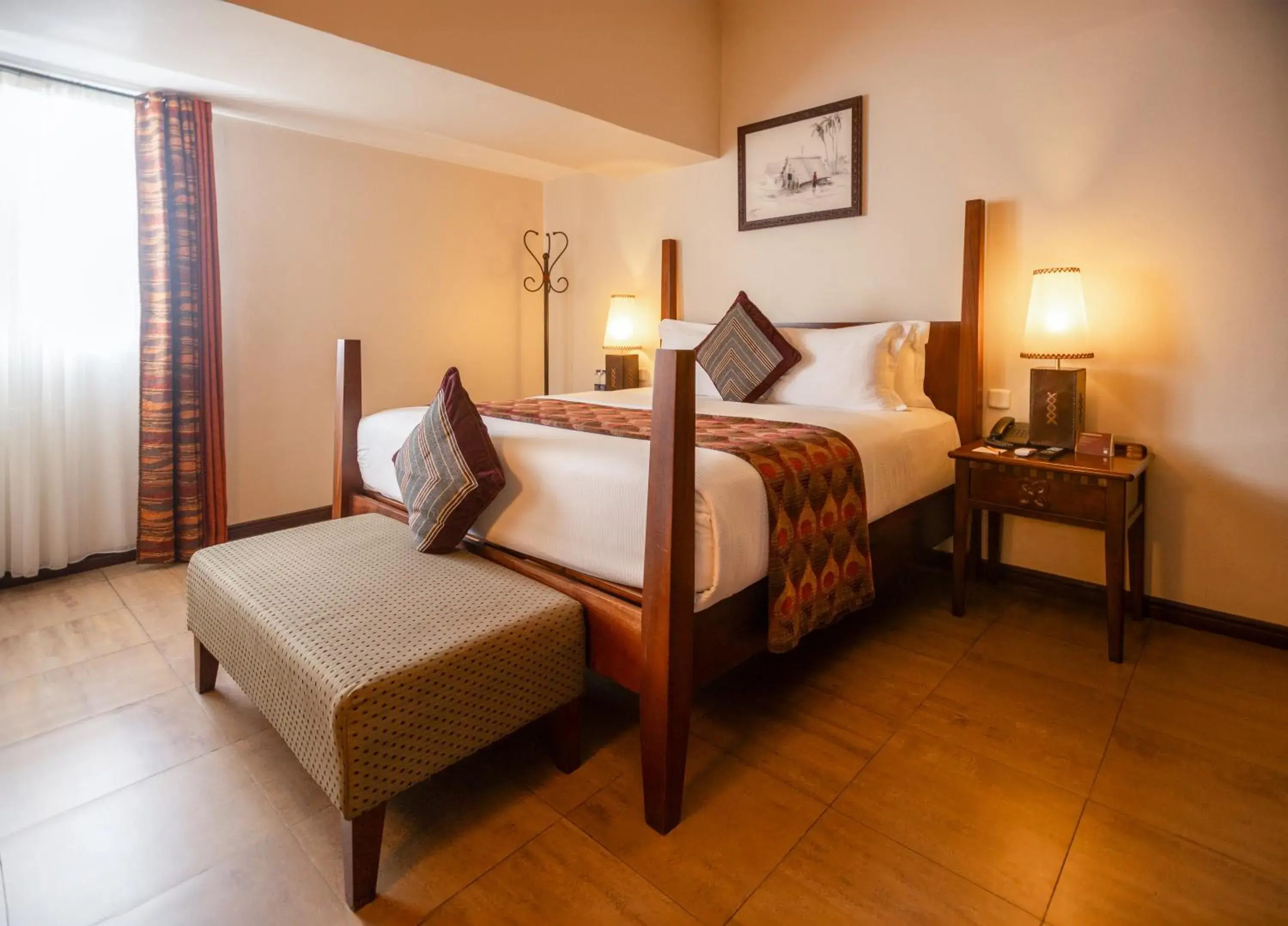 Bed in The African Regent Hotel Bed in The African Regent Hotel