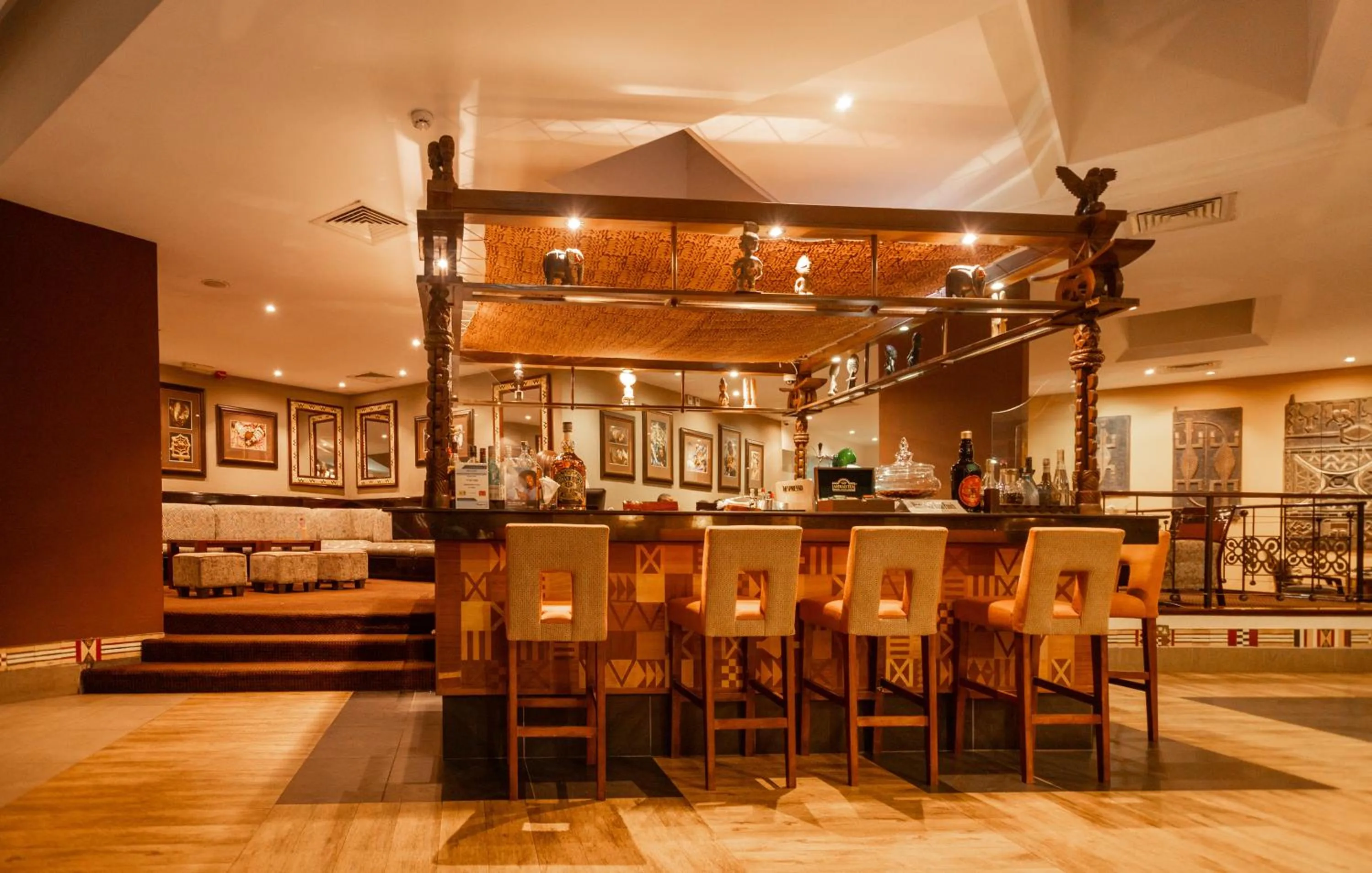 Lounge or bar in The African Regent Hotel