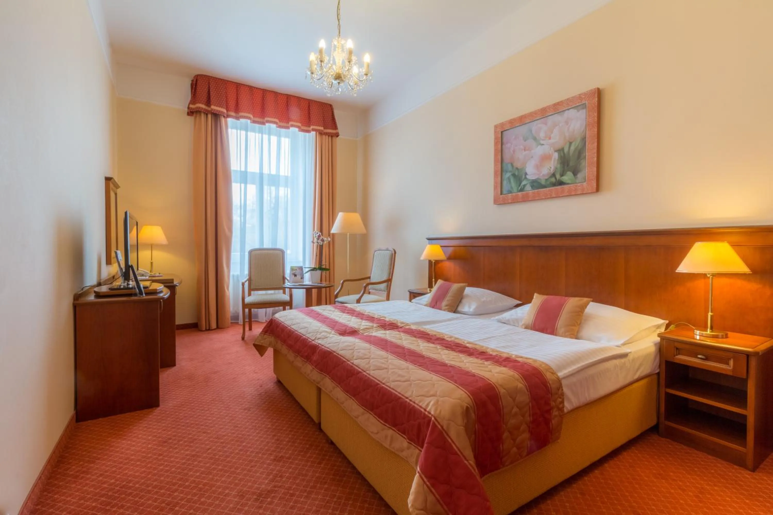 Bedroom, Bed in Ensana Centrální Lázně - Maria Spa