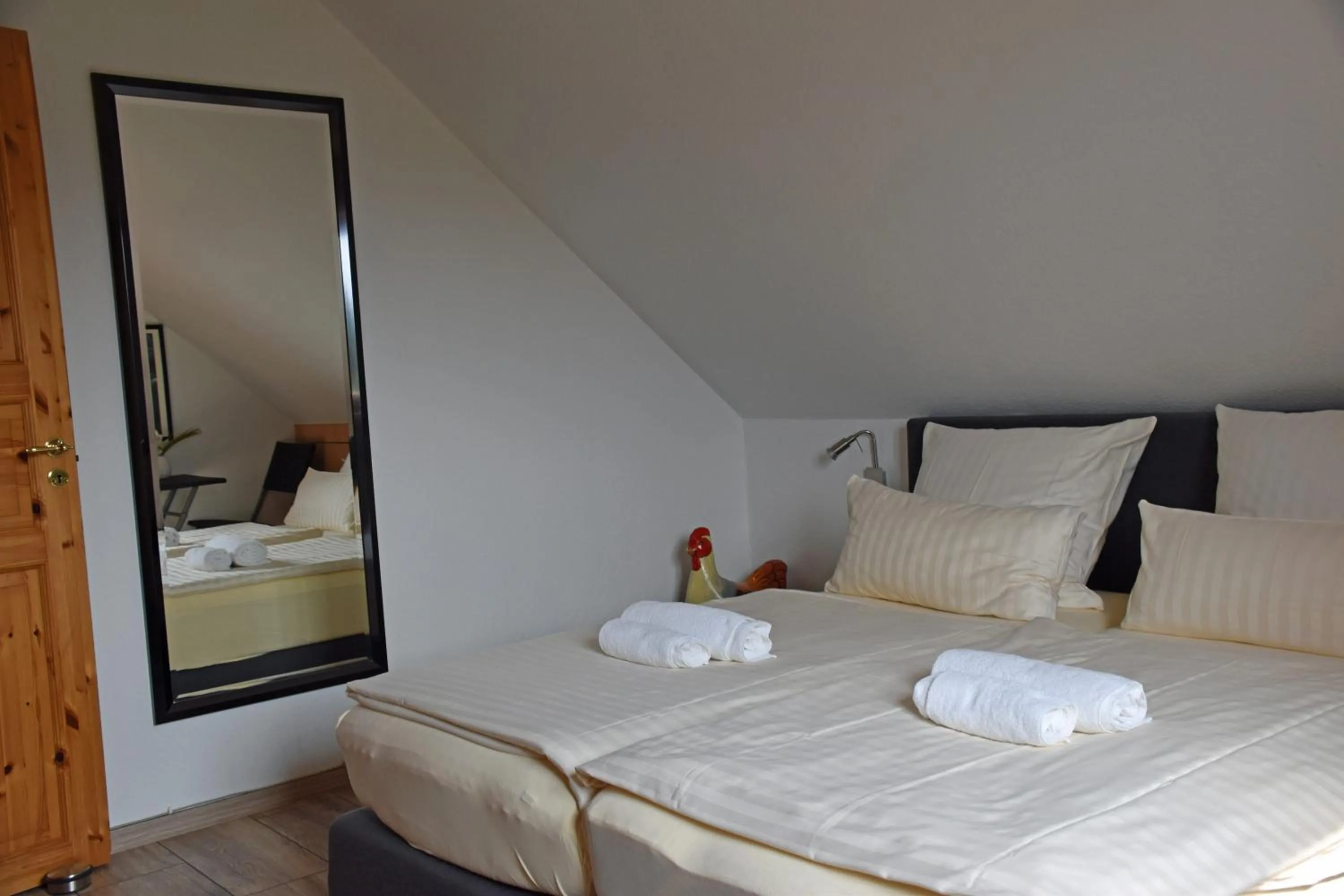 Bedroom, Bed in Ferienwohnung Uchte