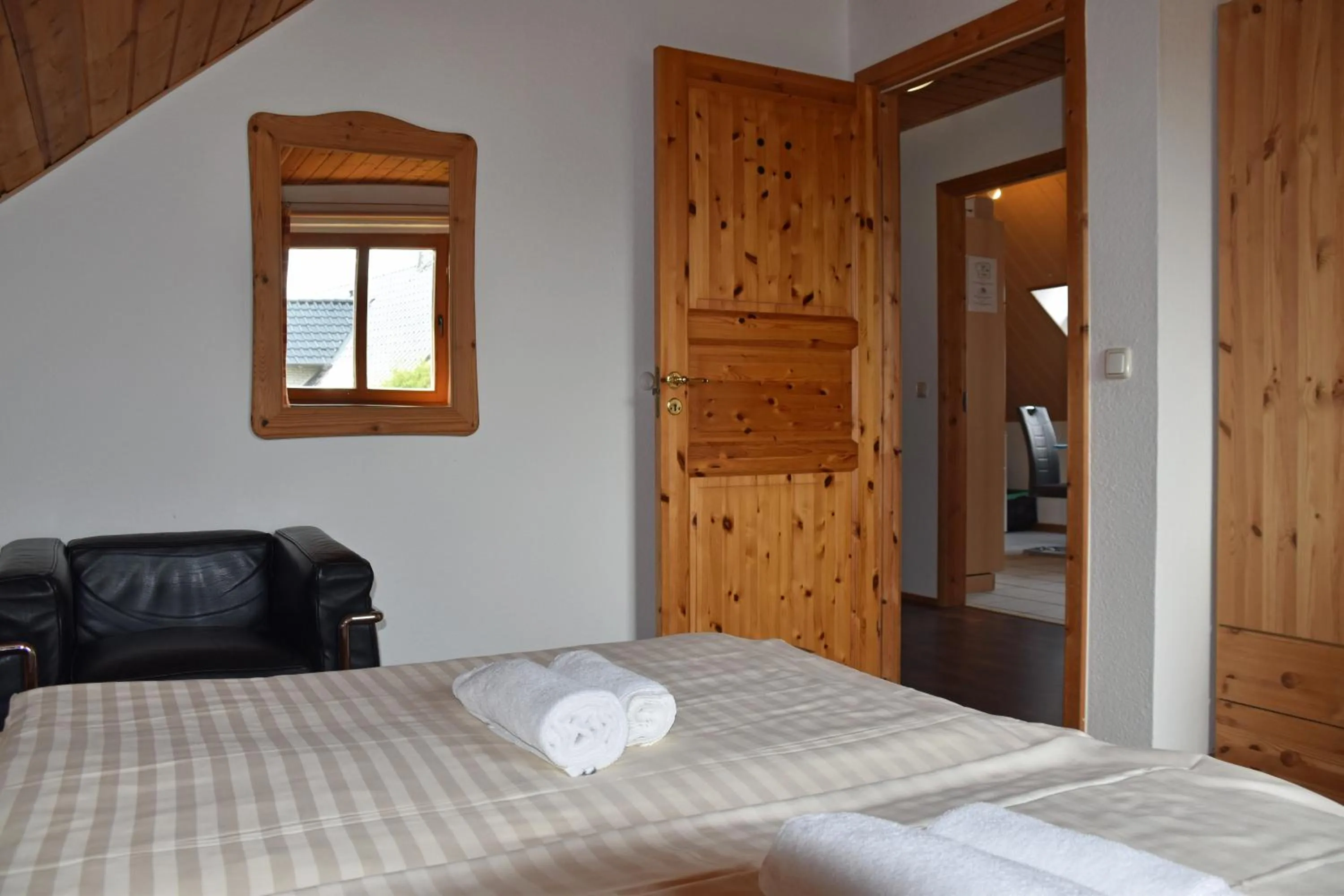 Bedroom, Bed in Ferienwohnung Uchte