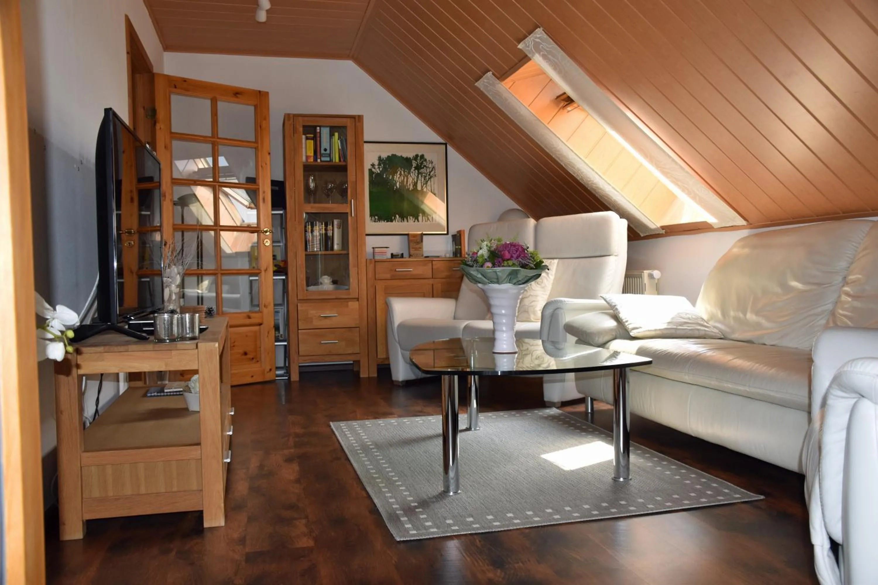 Living room in Ferienwohnung Uchte