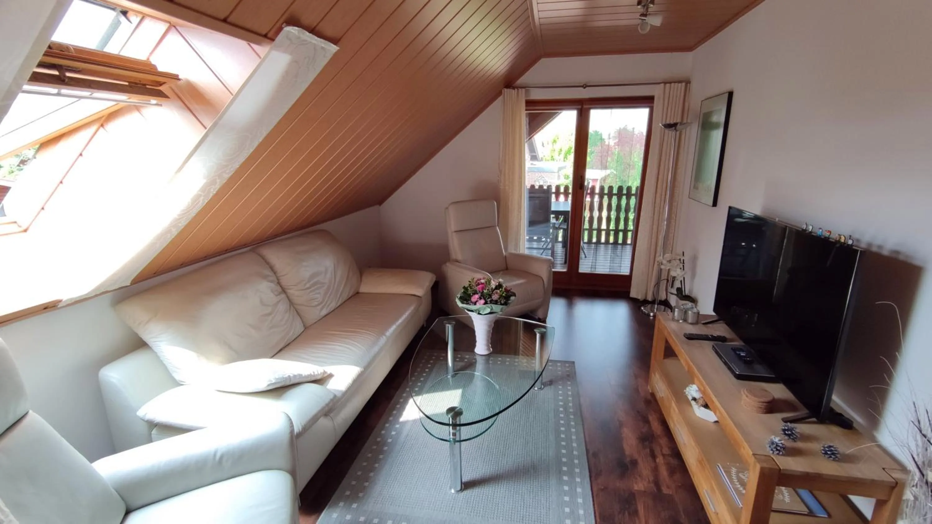 Living room in Ferienwohnung Uchte