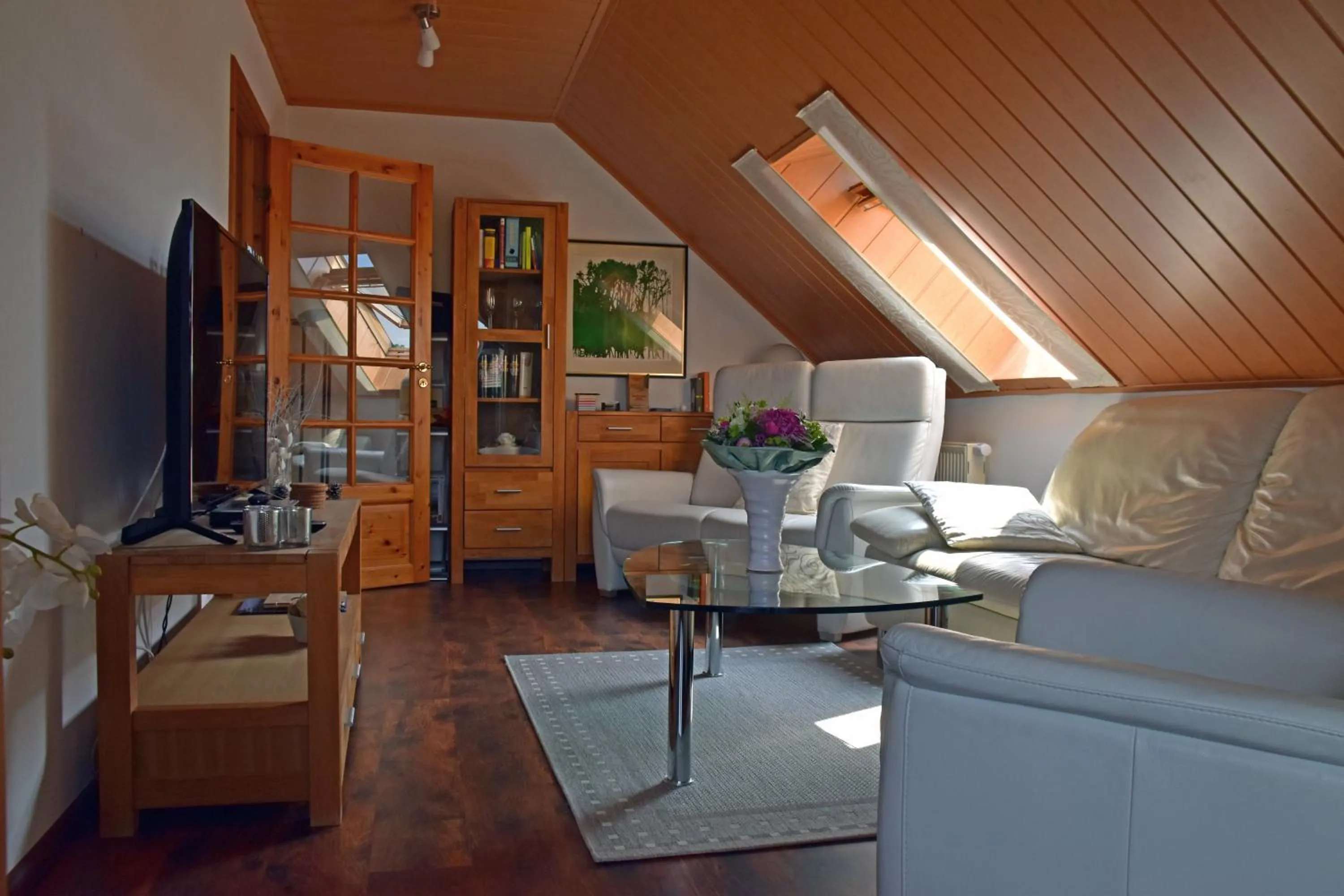 Living room in Ferienwohnung Uchte