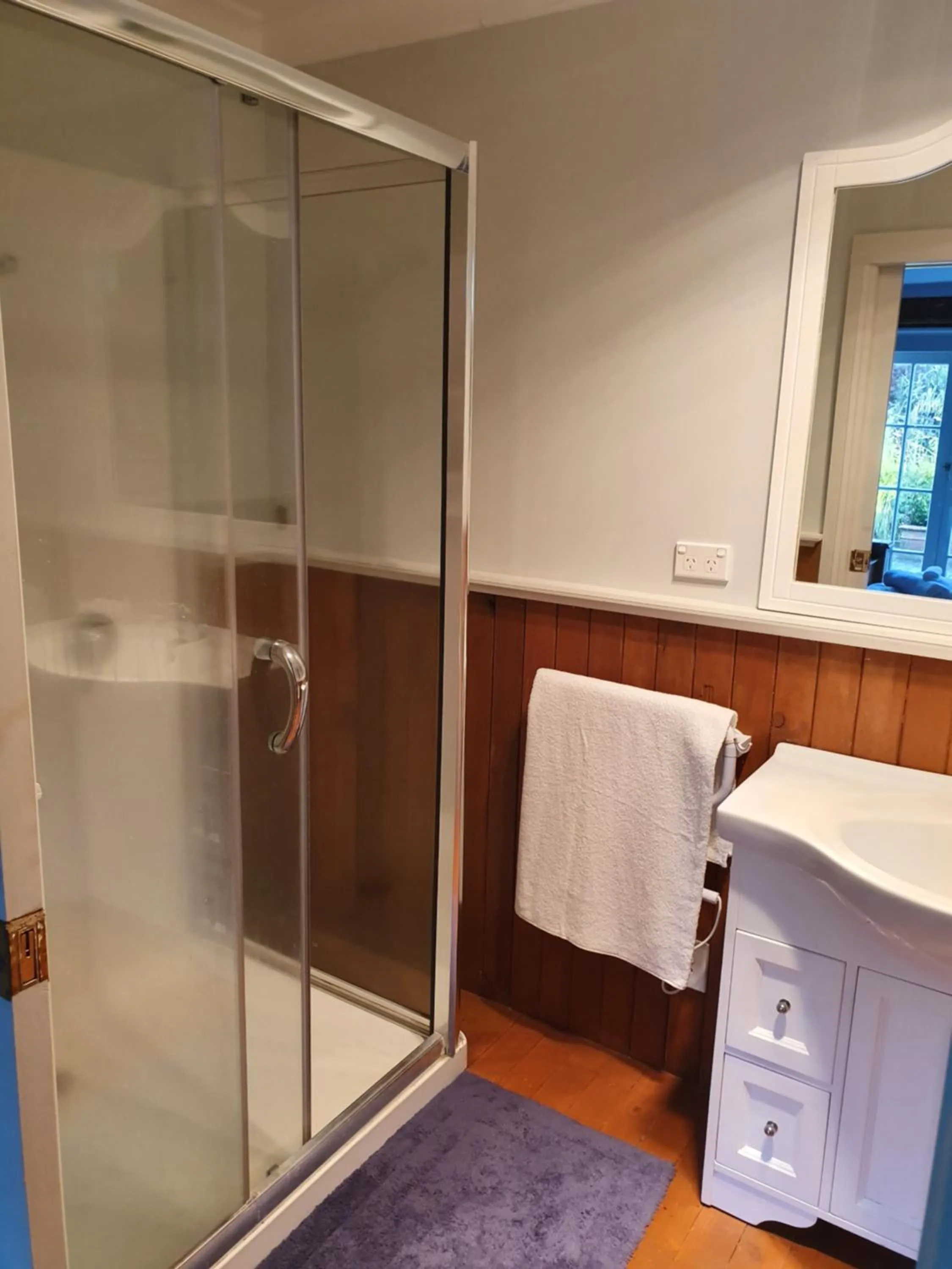 Shower in Koromatua Homestead