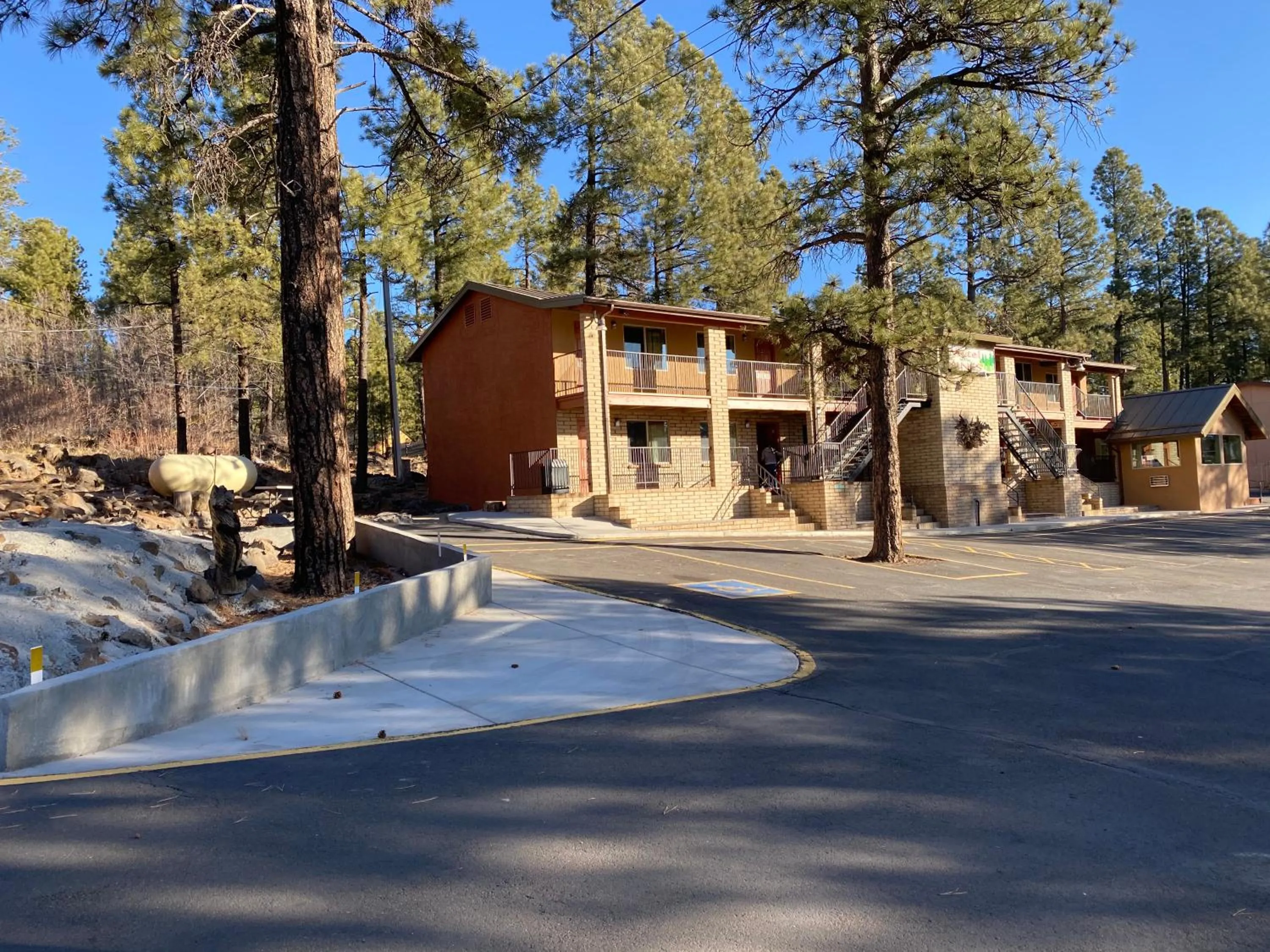 Property building in Motel In The Pines