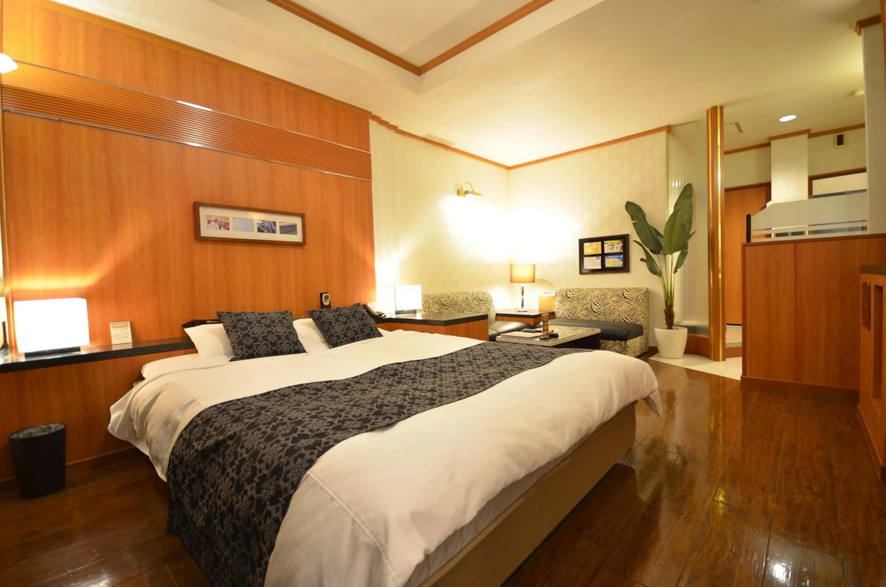 Photo of the whole room, Bed in HOTEL SOLA Yame-ADULT ONLY-artificial hot spring-